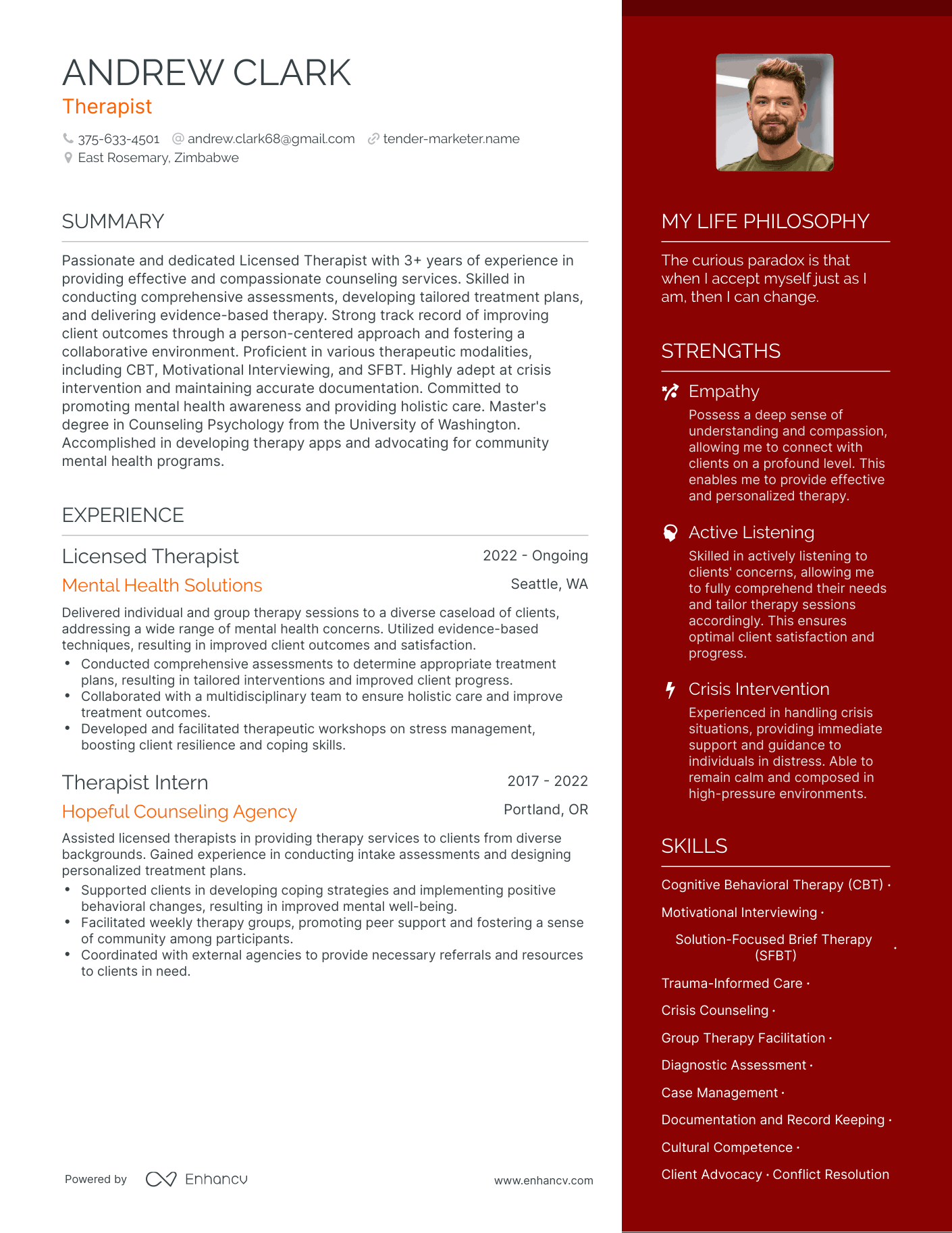 3 Therapist Resume Examples & How-To Guide for 2024