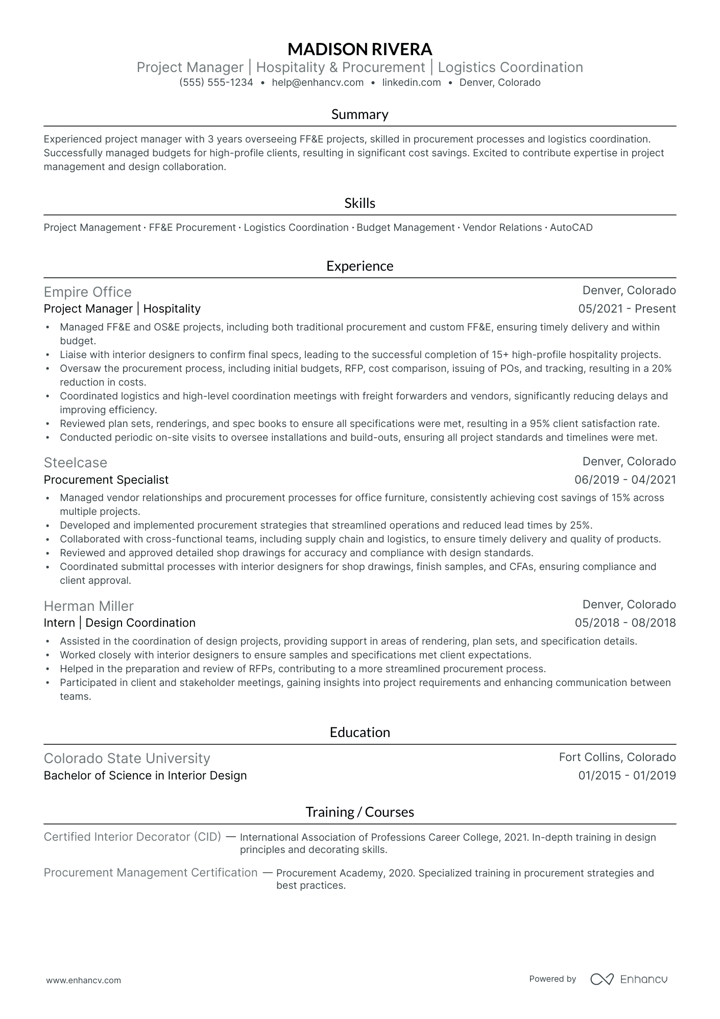 Hospitality Interior Designer Resume Example Resume Example