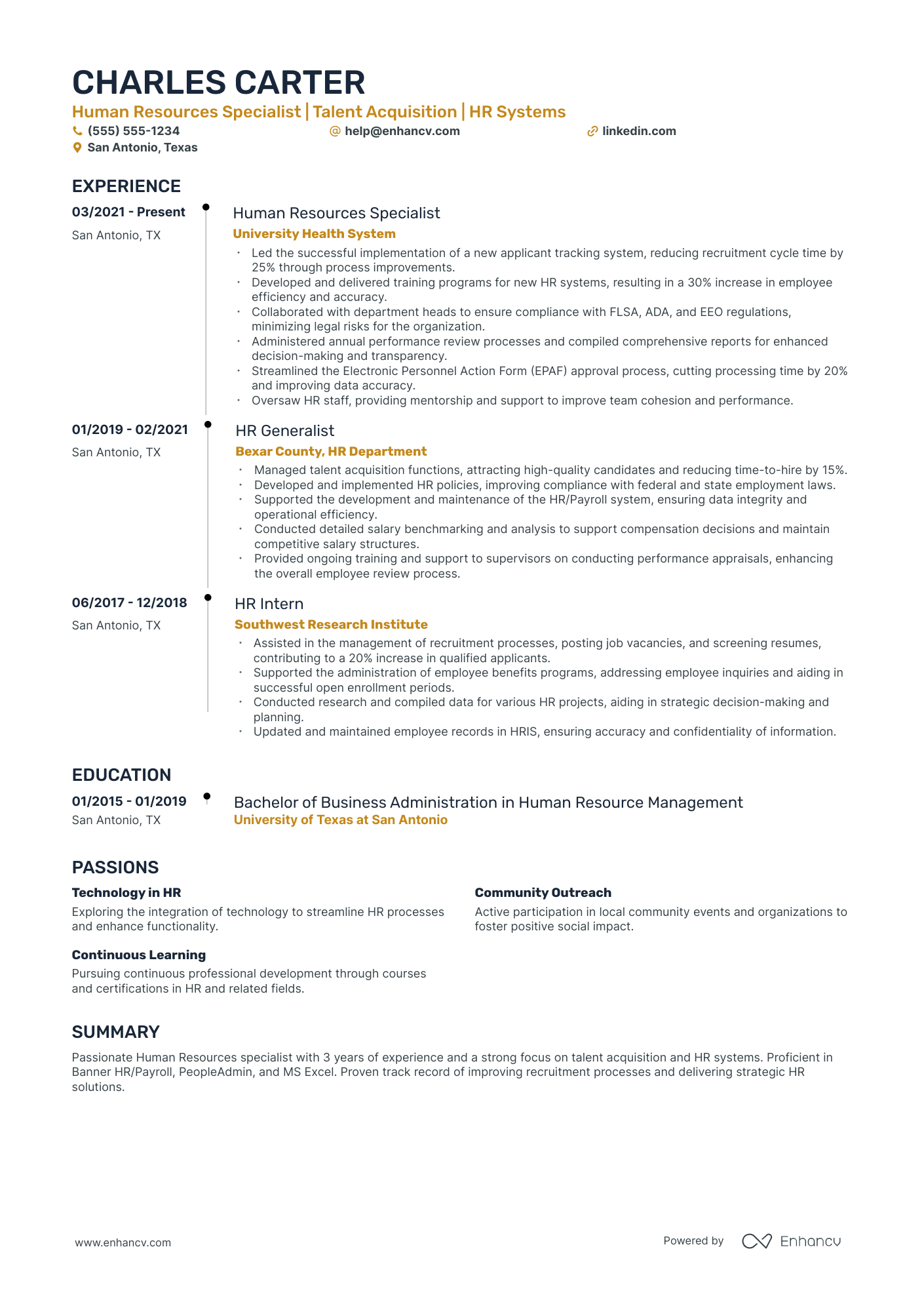 HR Director - HRIS (Human Resources Information System) Resume Example Resume Example