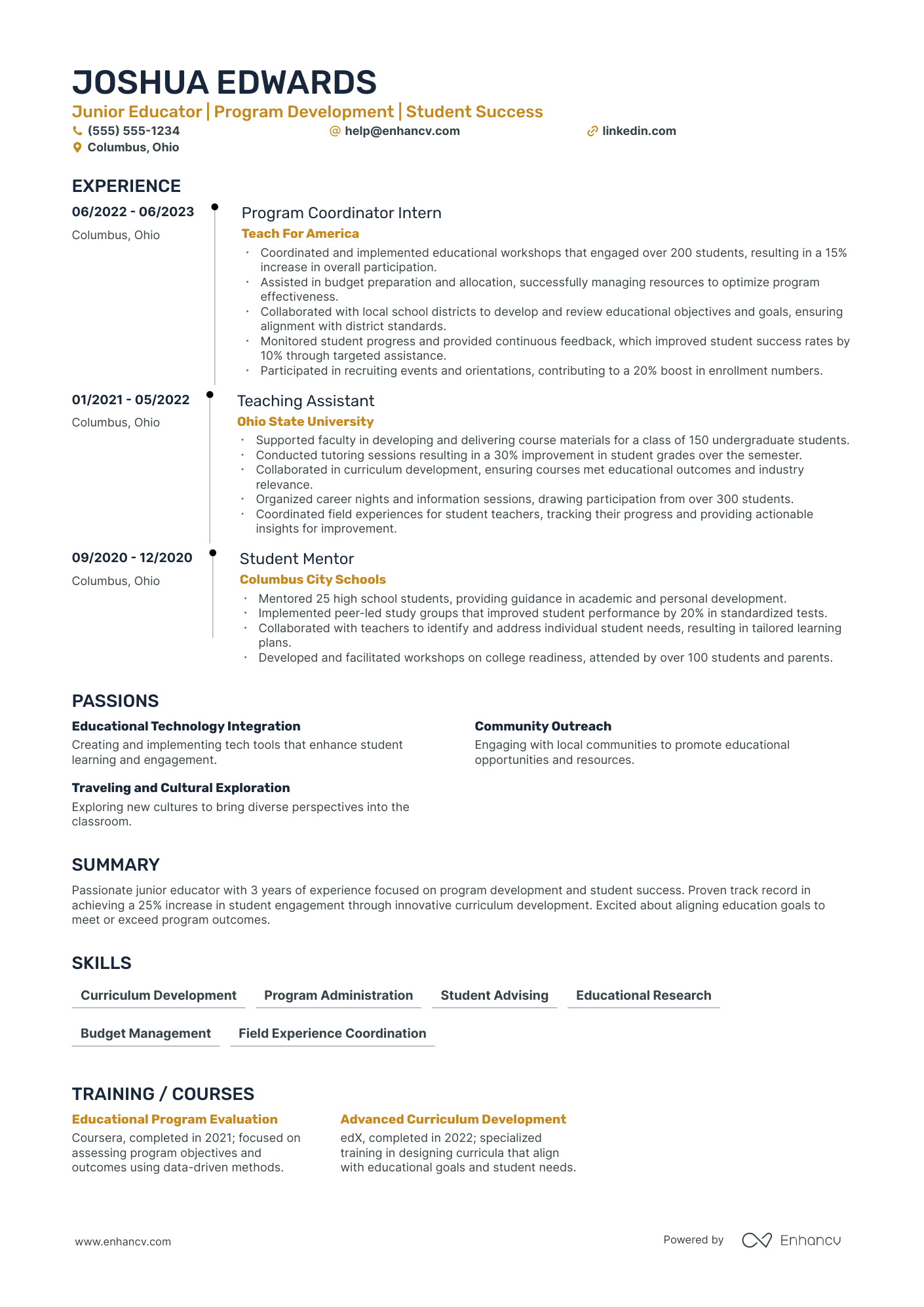 Education Services Director Resume Example Resume Example