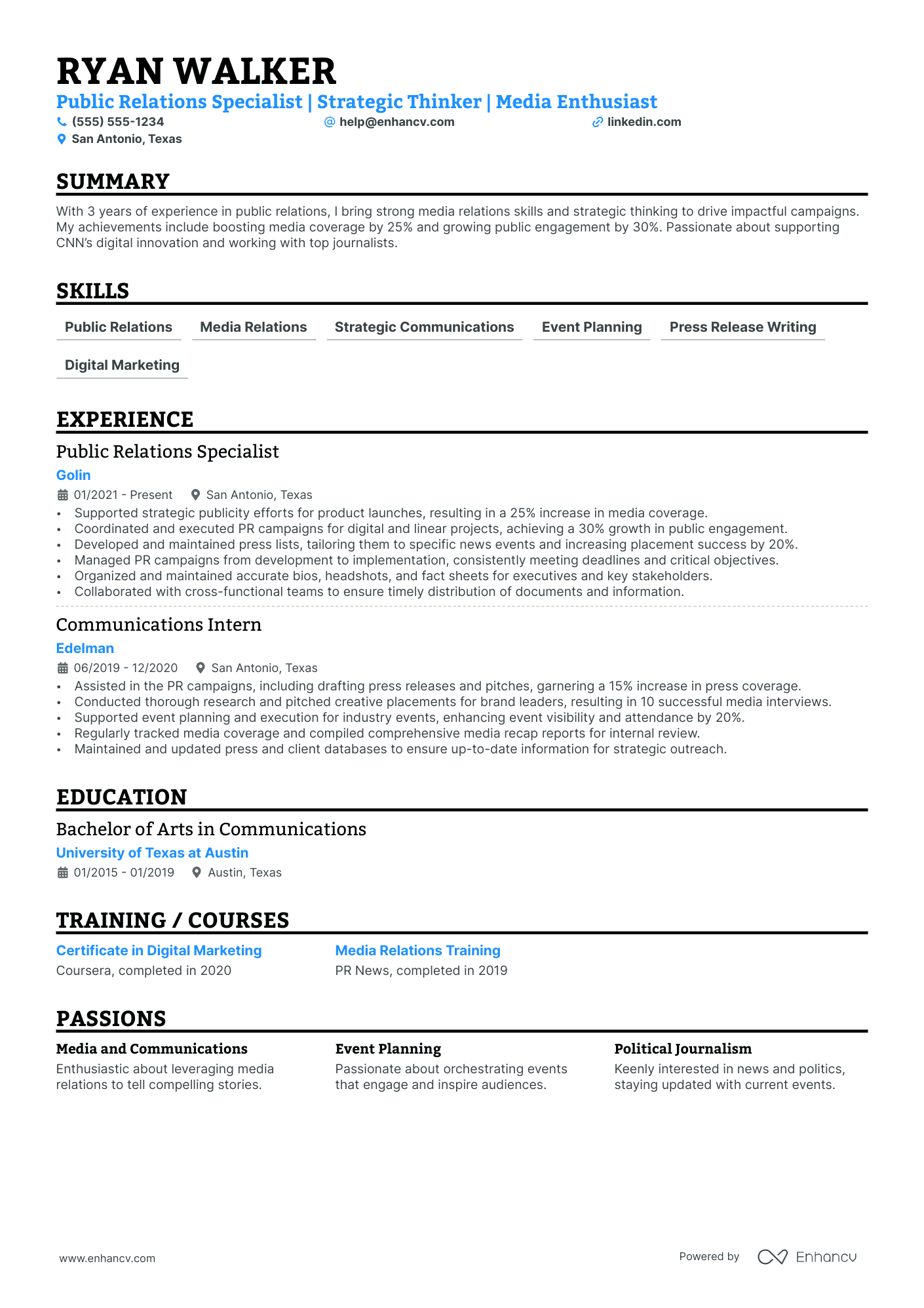 Celebrity Publicist Resume Example Resume Example