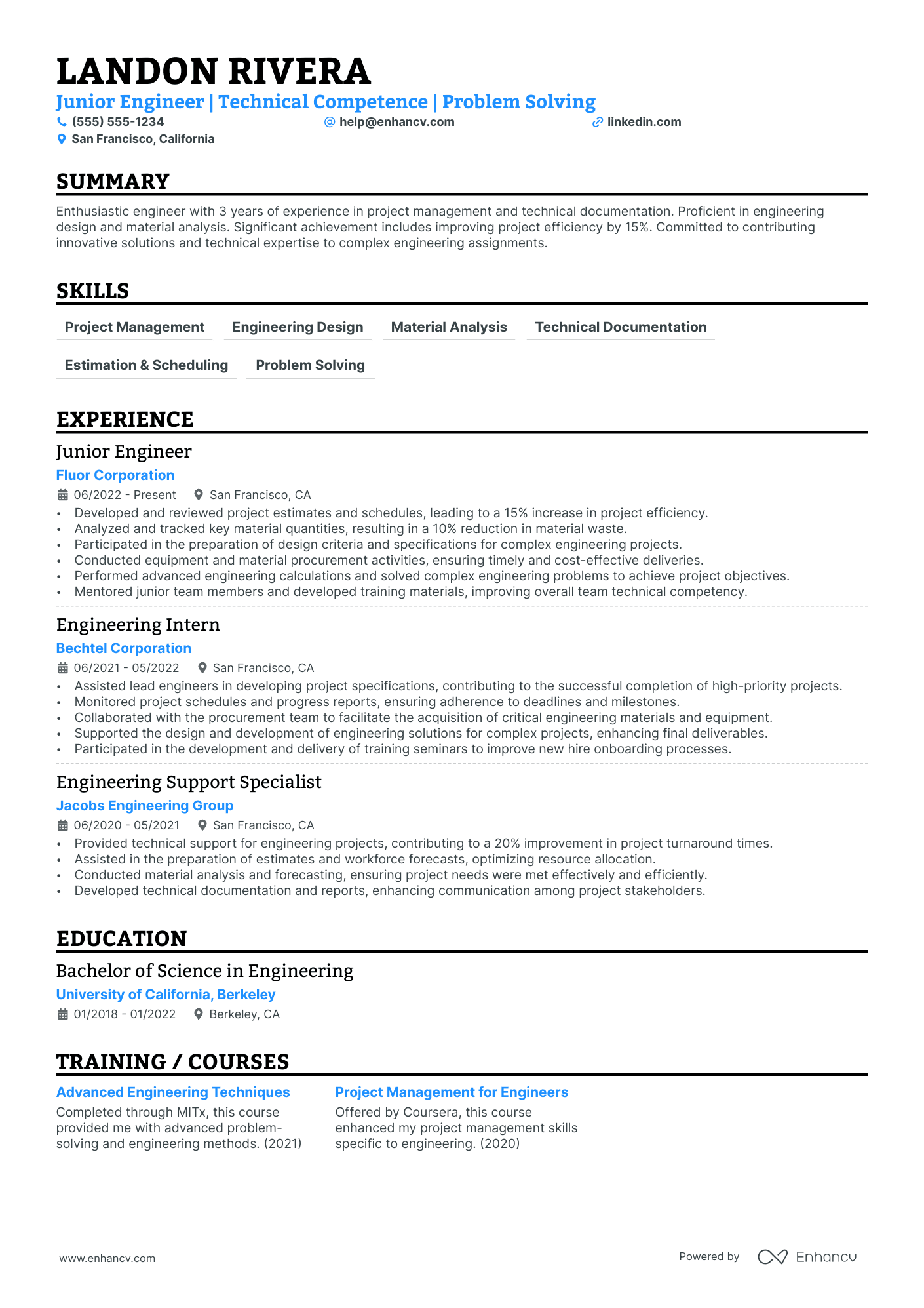 Senior Design Engineer resume example