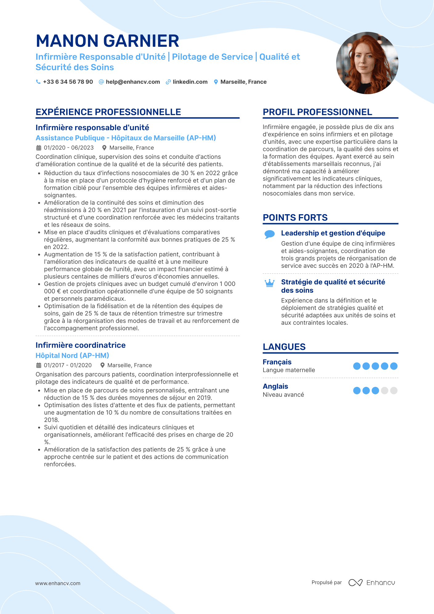 Deux colonnes — Modèles de CV gratuits
