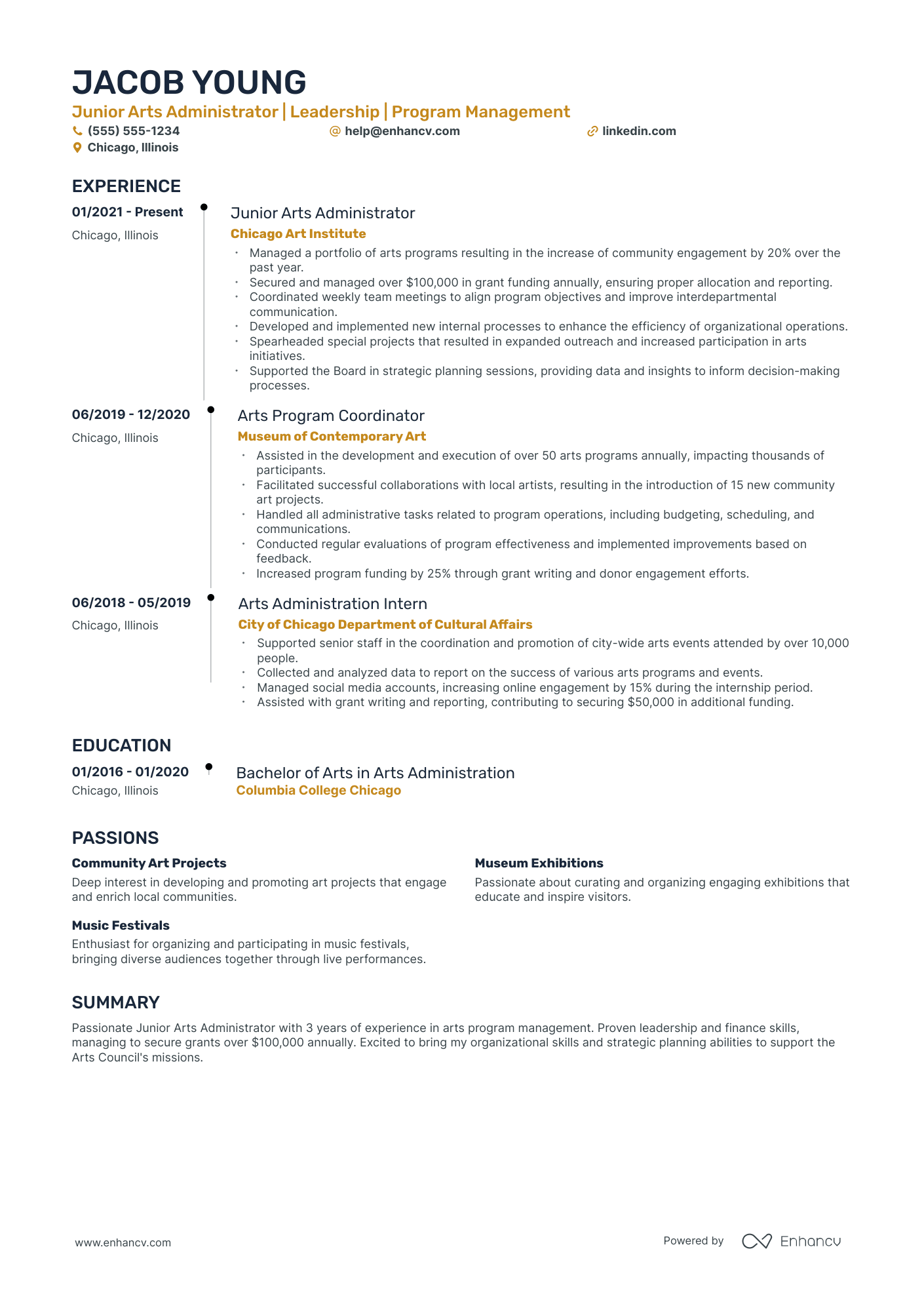 Assistant Art Director resume example