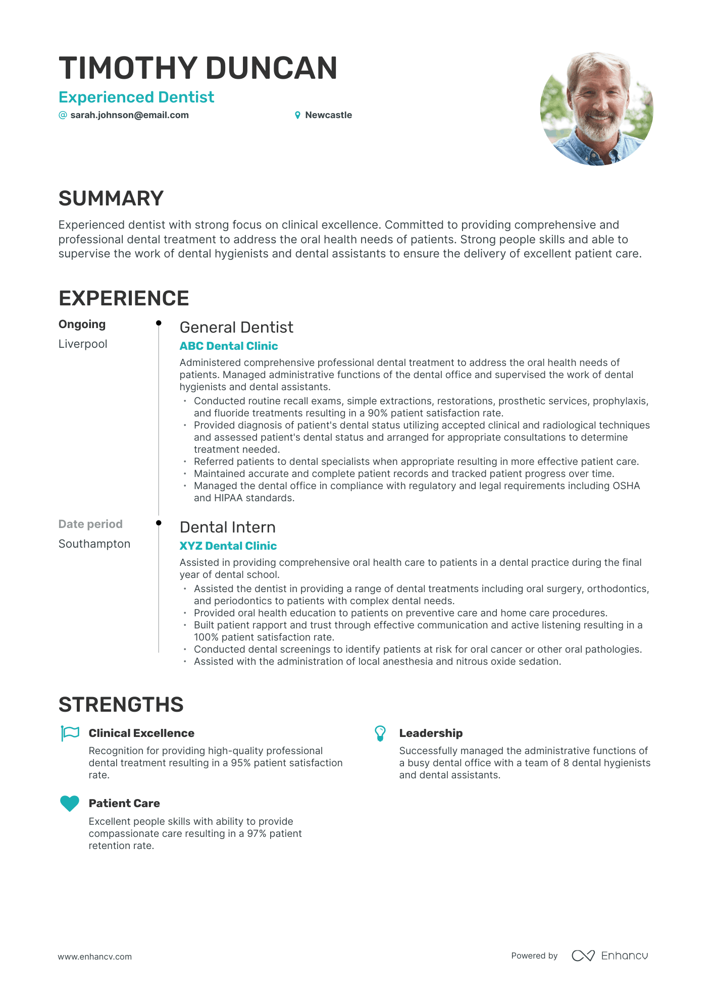 3 Dentist CV Examples for 2023