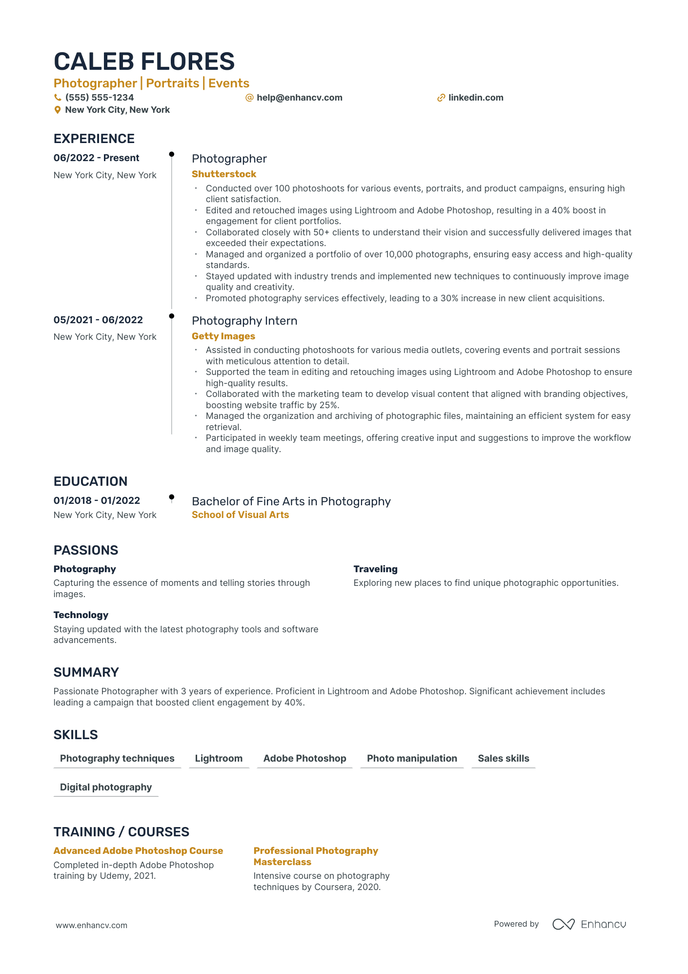 Lead Video Editor resume example