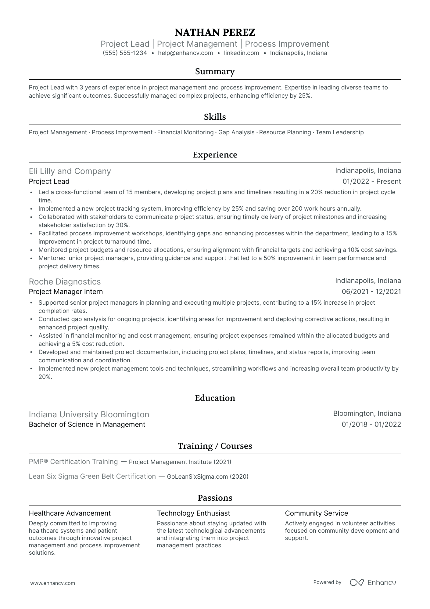 Senior Project Manager Resume Example Resume Example