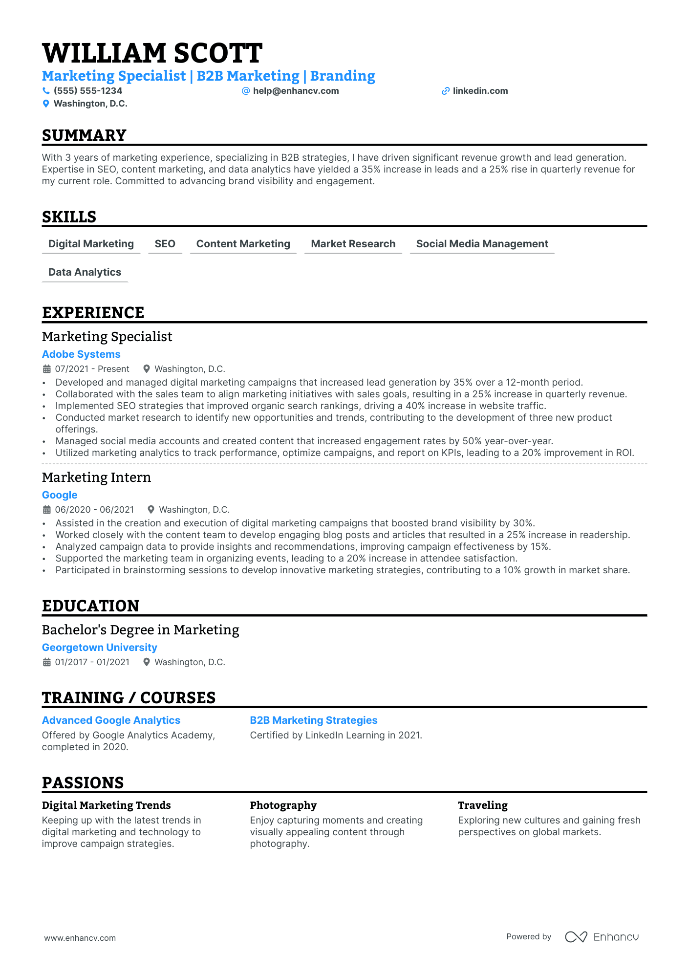 Chief Marketing Officer (CMO) Resume Example Resume Example