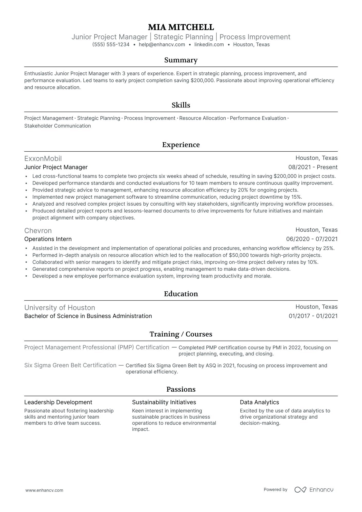 Associate Program Manager resume example