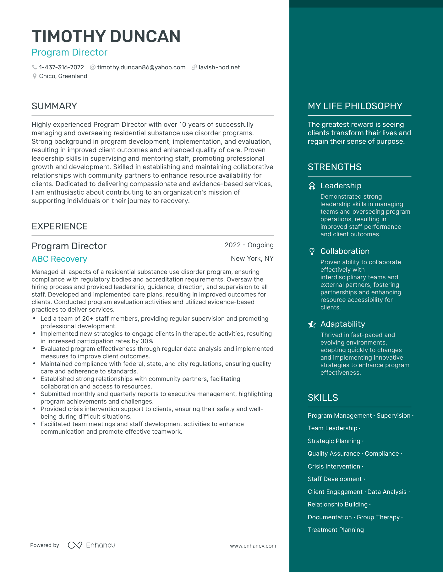 3 Program Director Resume Examples How To Guide For 2024   Image 