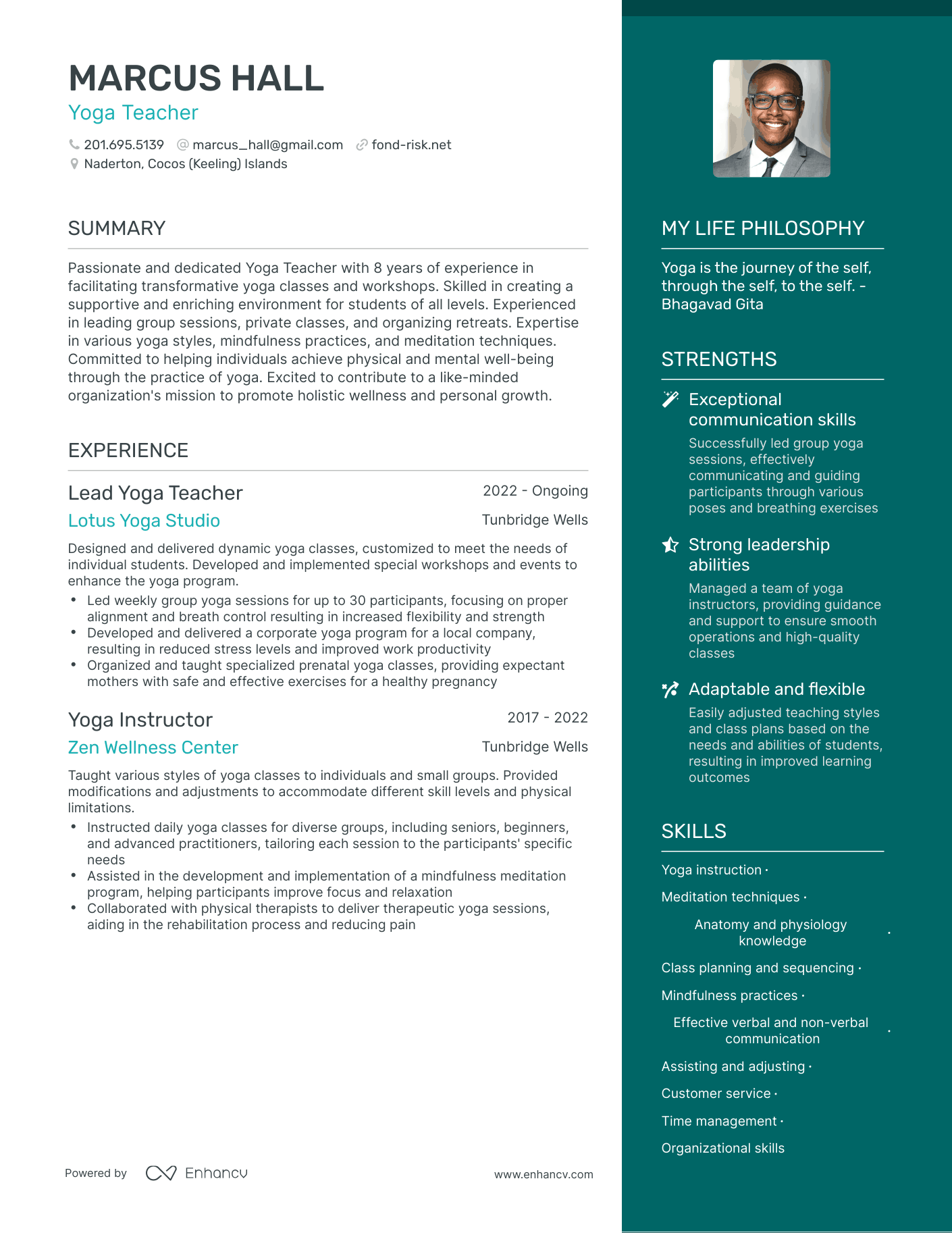 3 Yoga Teacher Resume Examples & How-To Guide for 2023