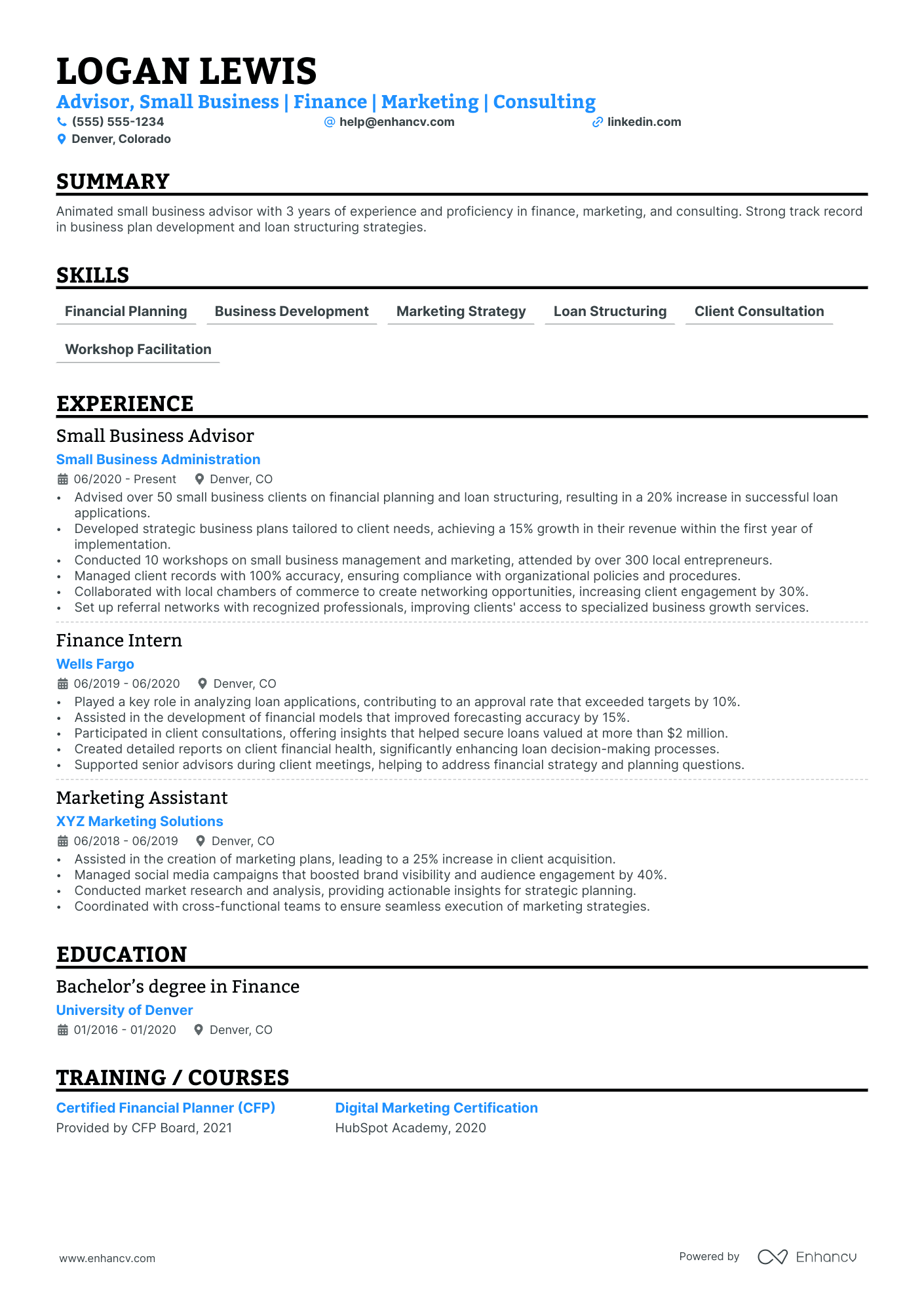 Small Business Owner Resume Example Resume Example