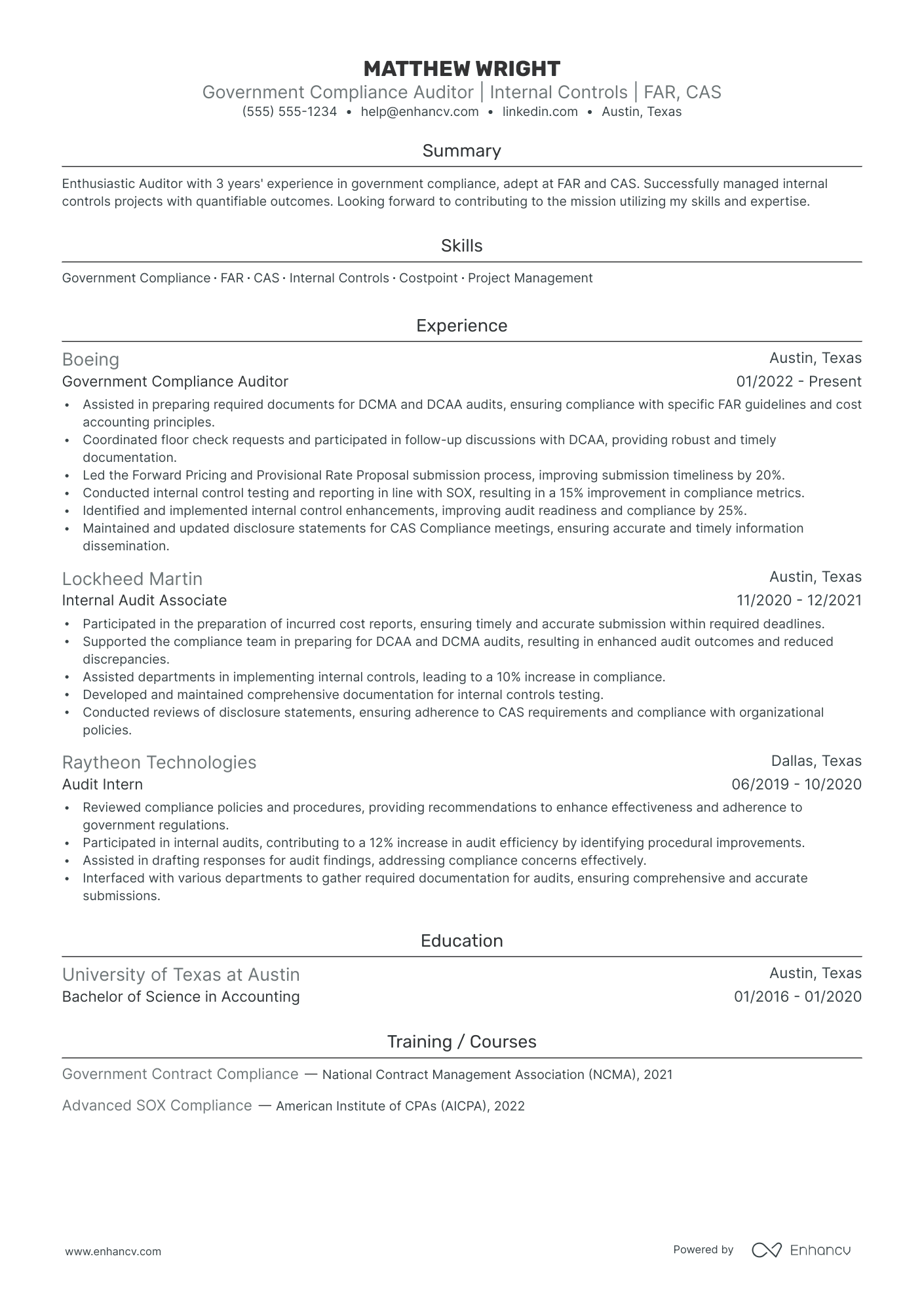 Government Auditor Resume Example Resume Example