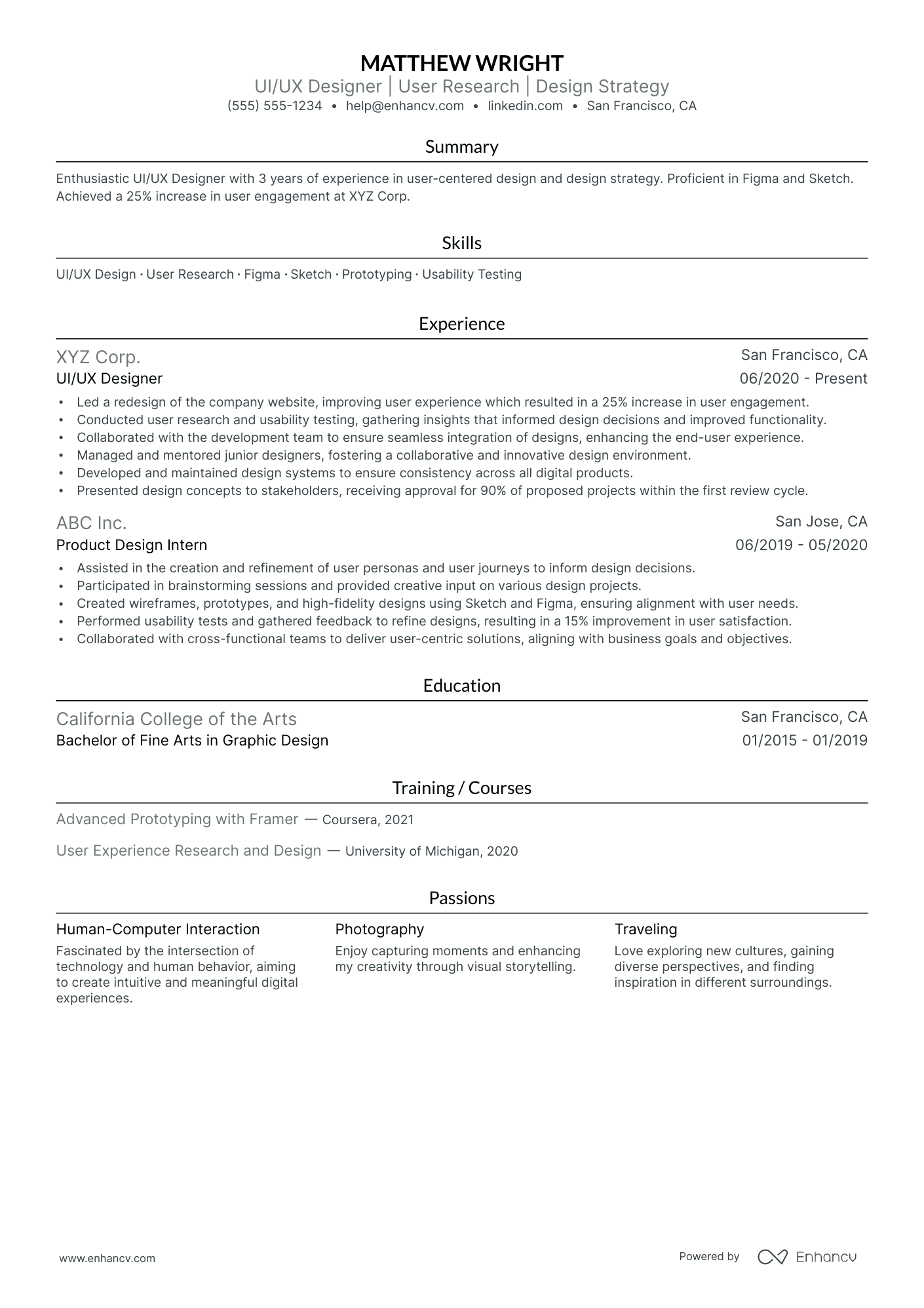 Head of UX Design Resume Example Resume Example