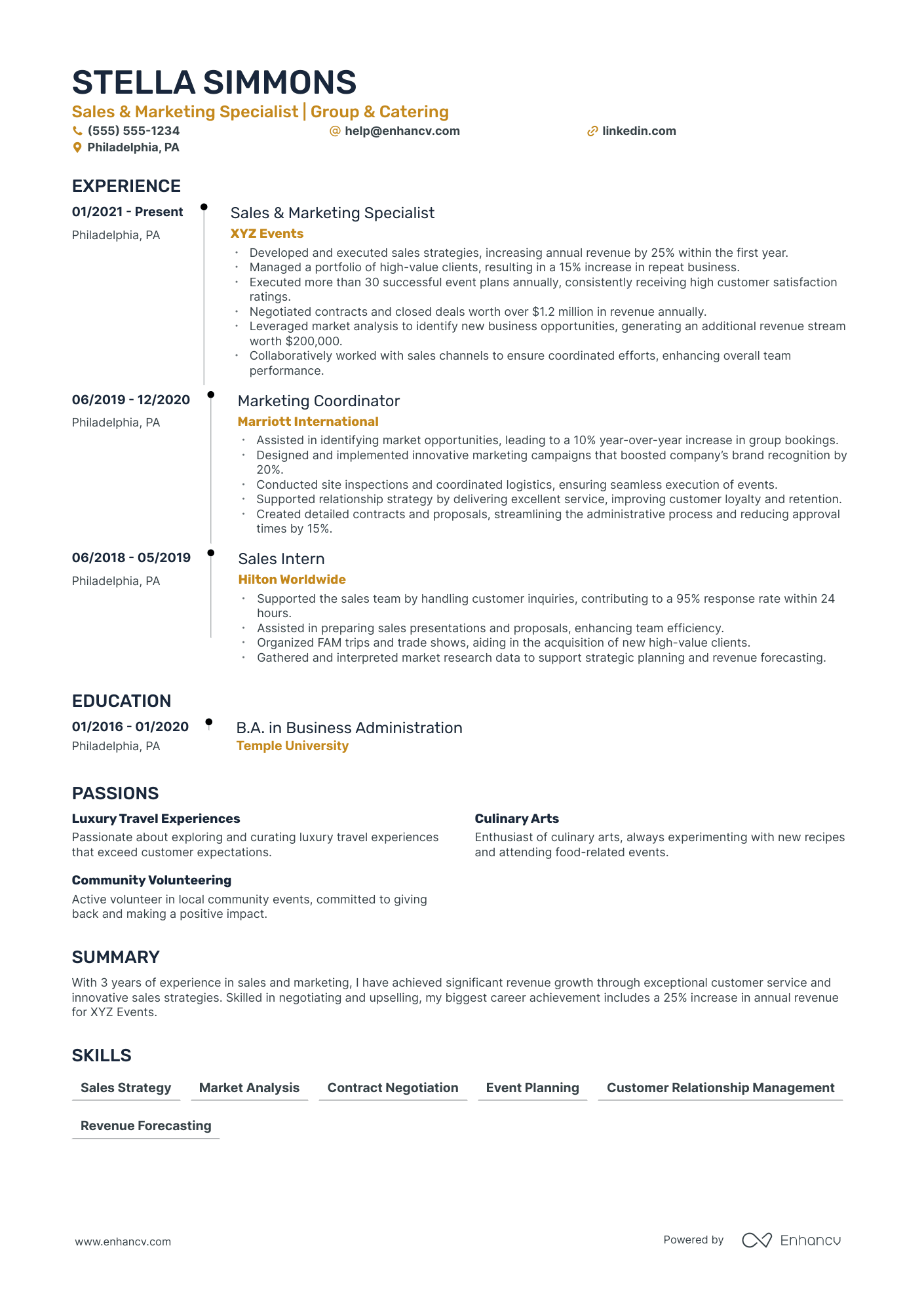 Online Sales Manager Resume Example Resume Example