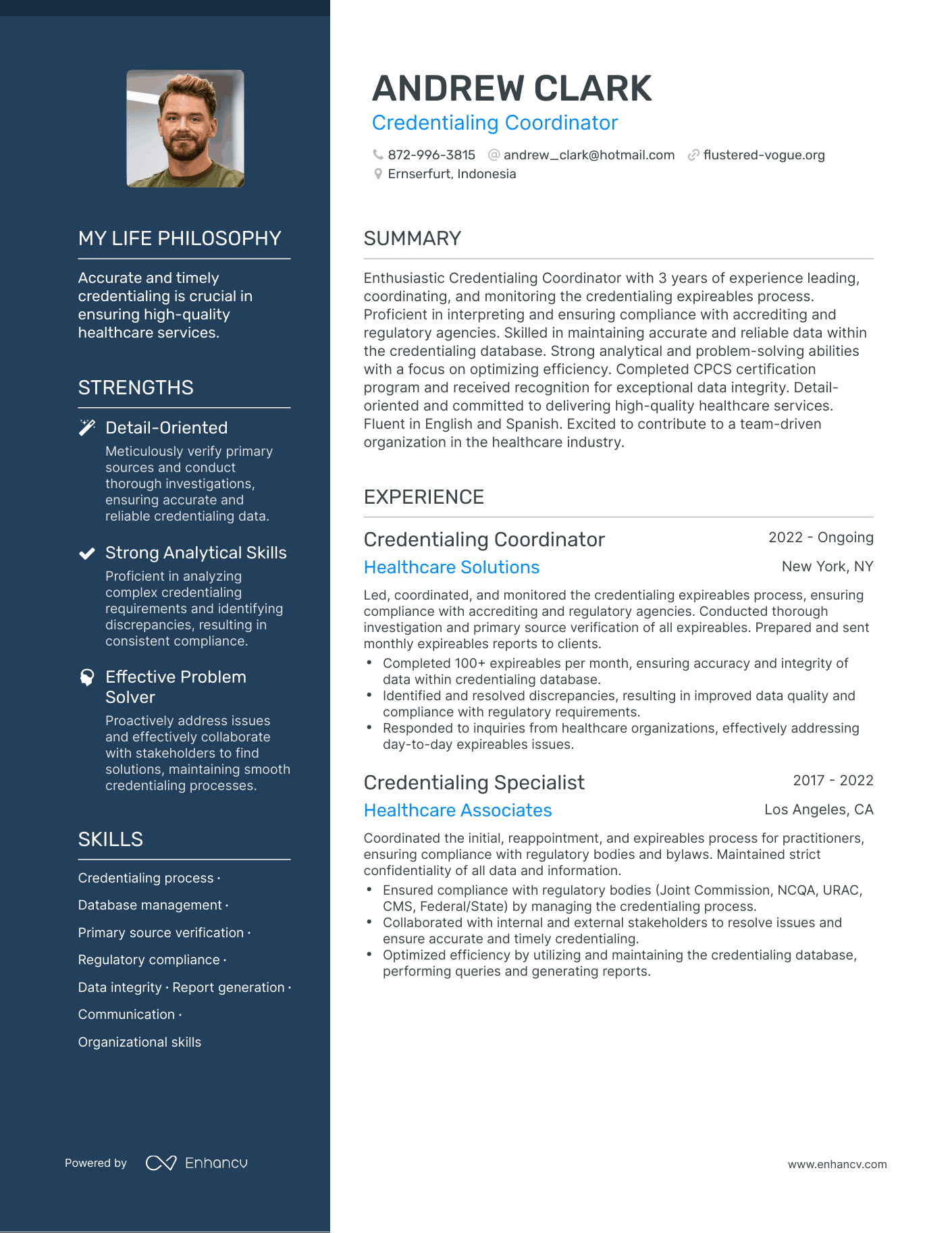 3 Successful Credentialing Coordinator Resume Examples And Writing Tips 