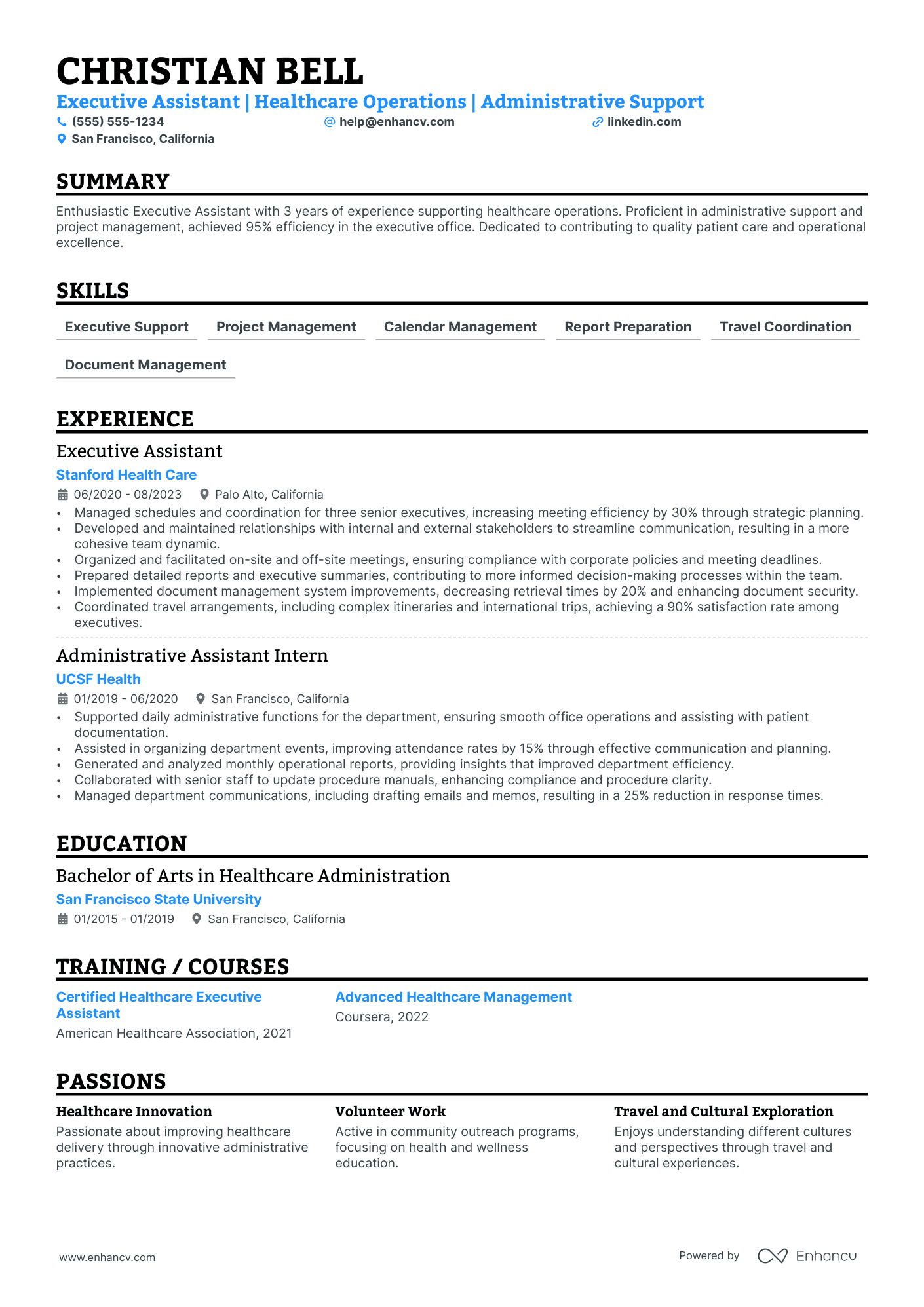 Executive Assistant to the Chief Marketing Officer Resume Example Resume Example