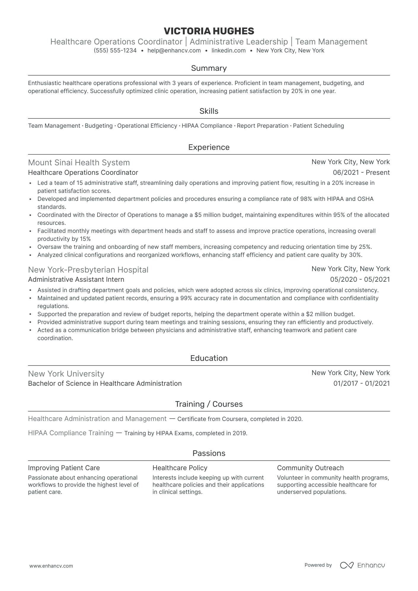 Assistant Operations Director Resume Example Resume Example