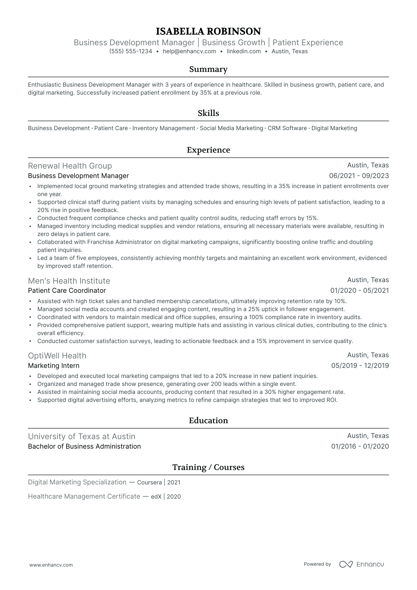 General Manager - Business Development Resume Example Resume Example