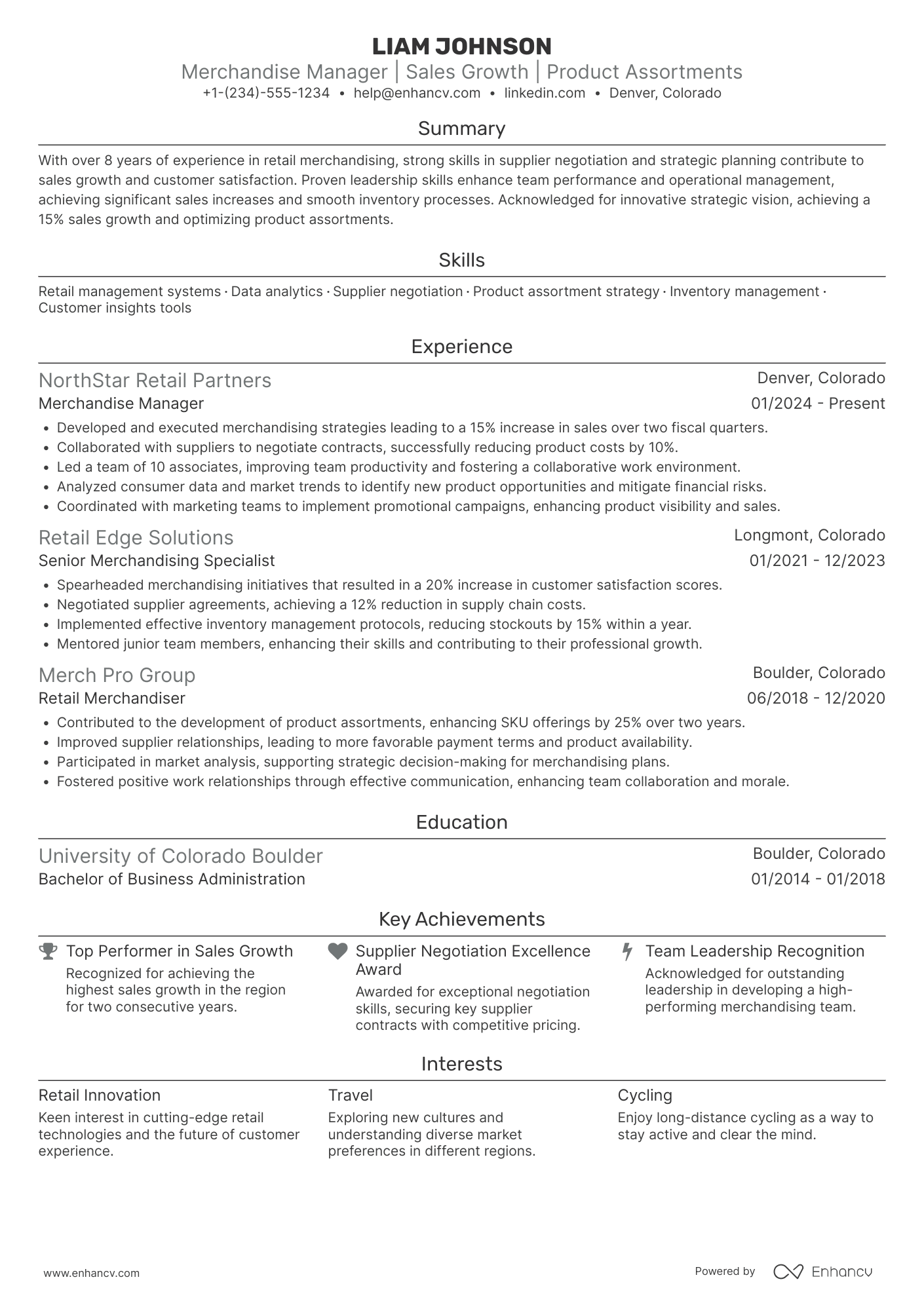 Walmart resume example