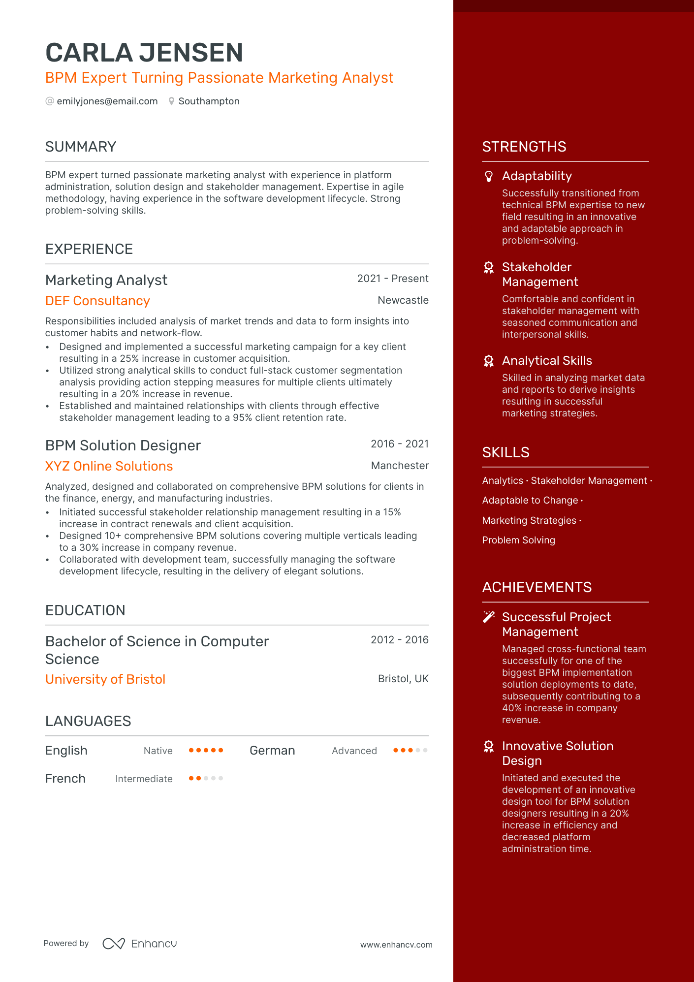 3 System Analyst CV Examples For 2024