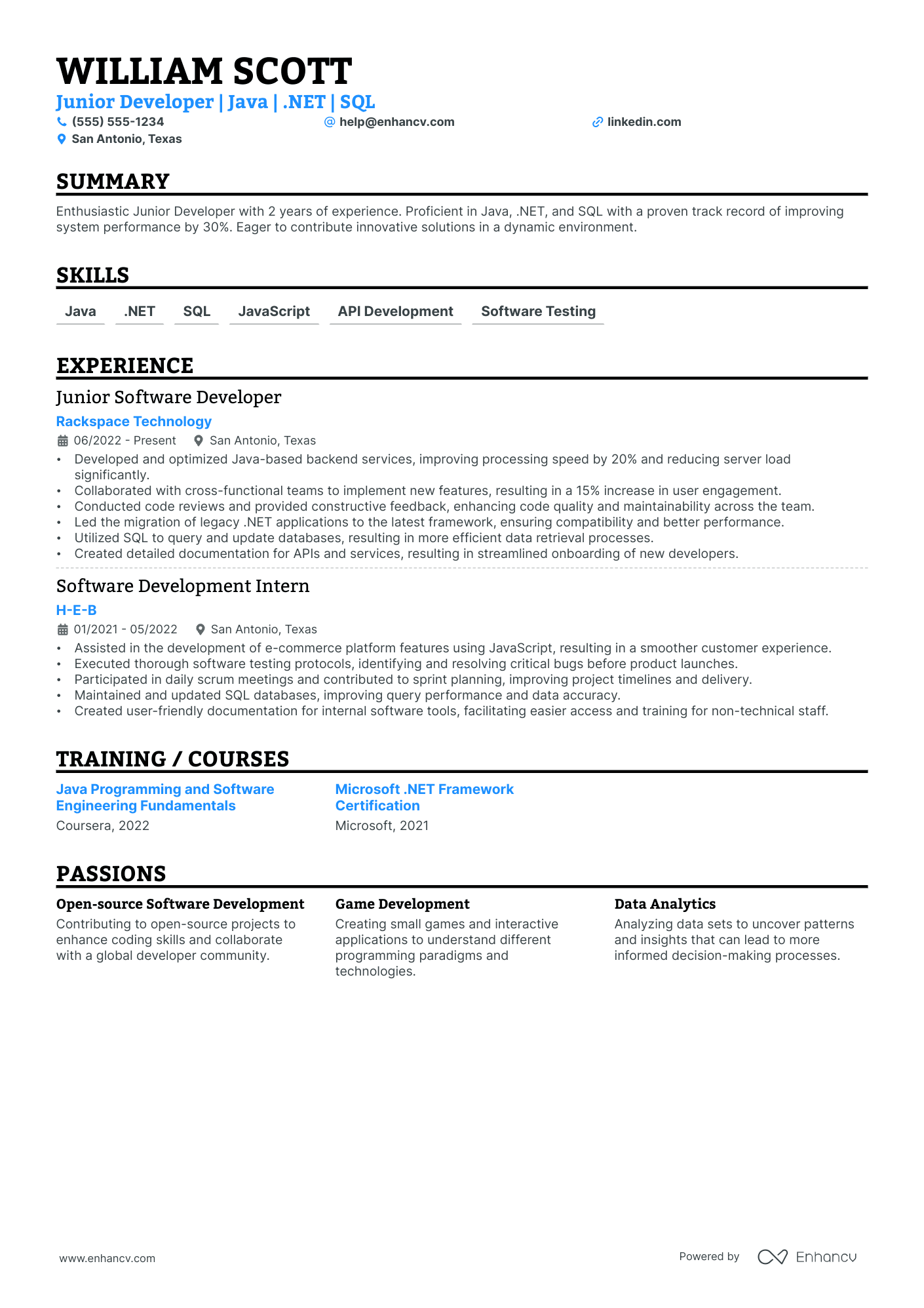 Senior Social Worker resume example