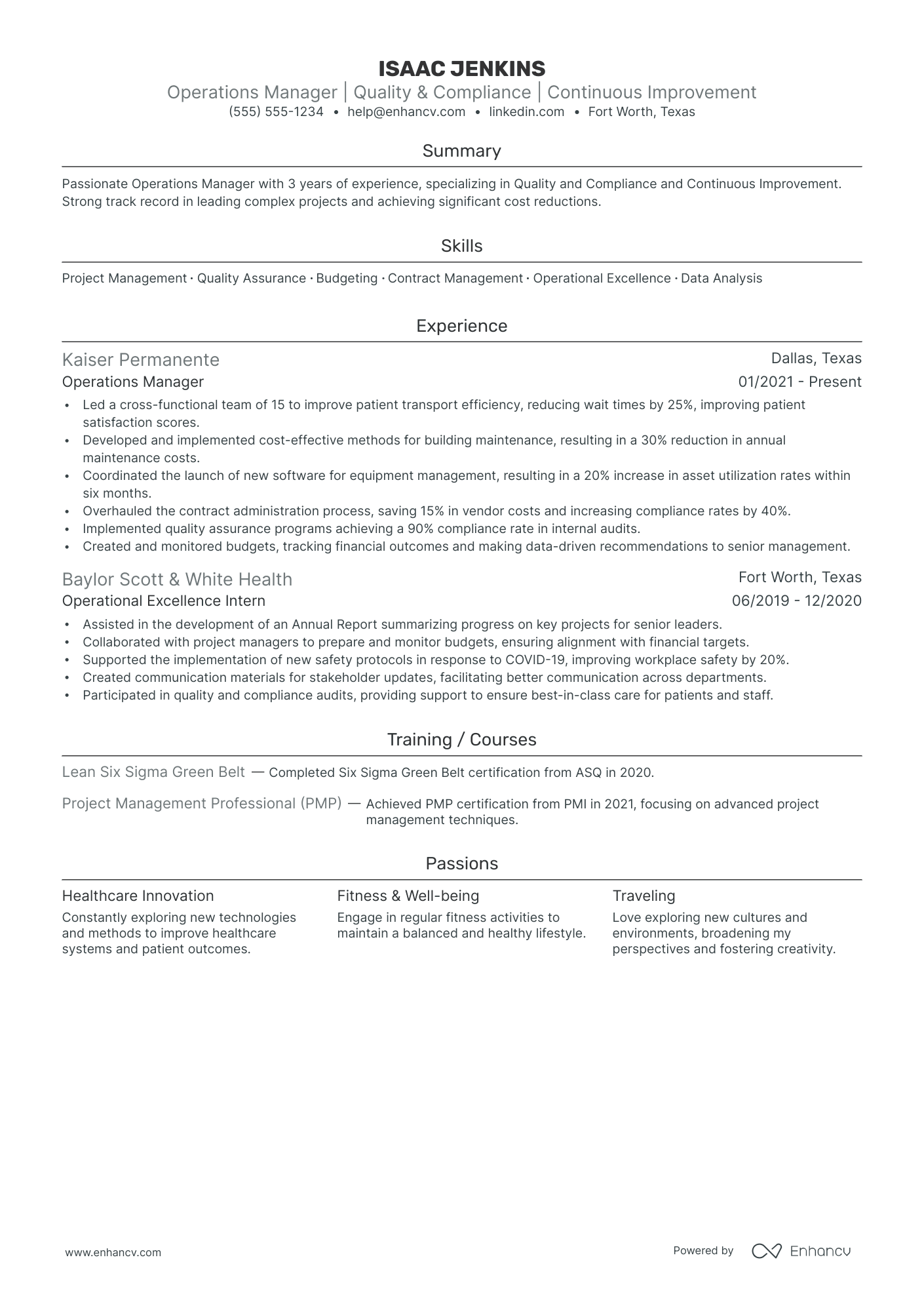 Assistant Director of Hospitality resume example