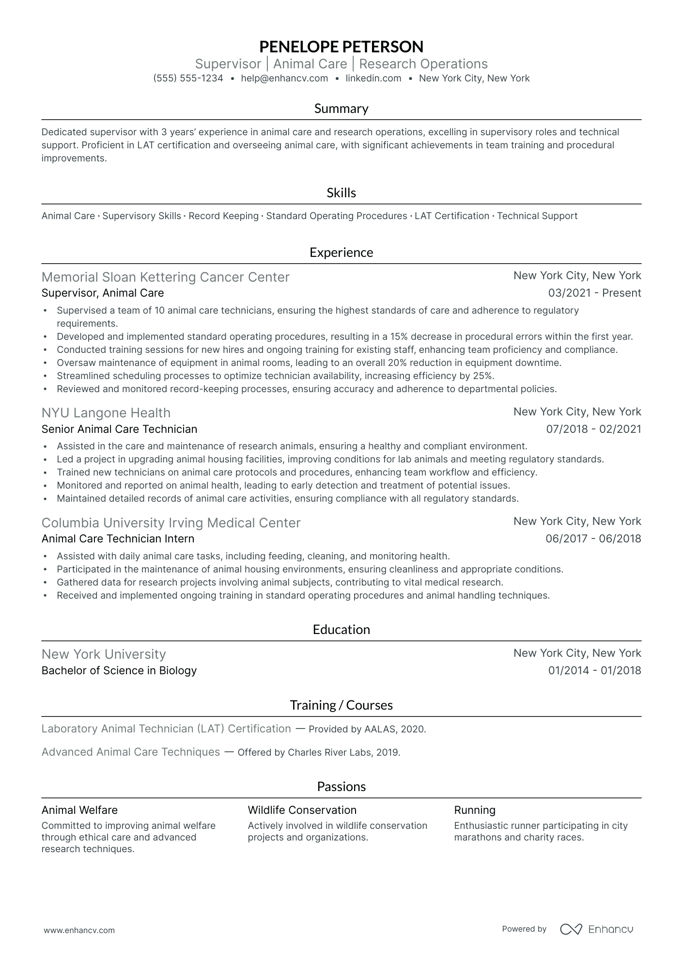 Data Entry Supervisor resume example