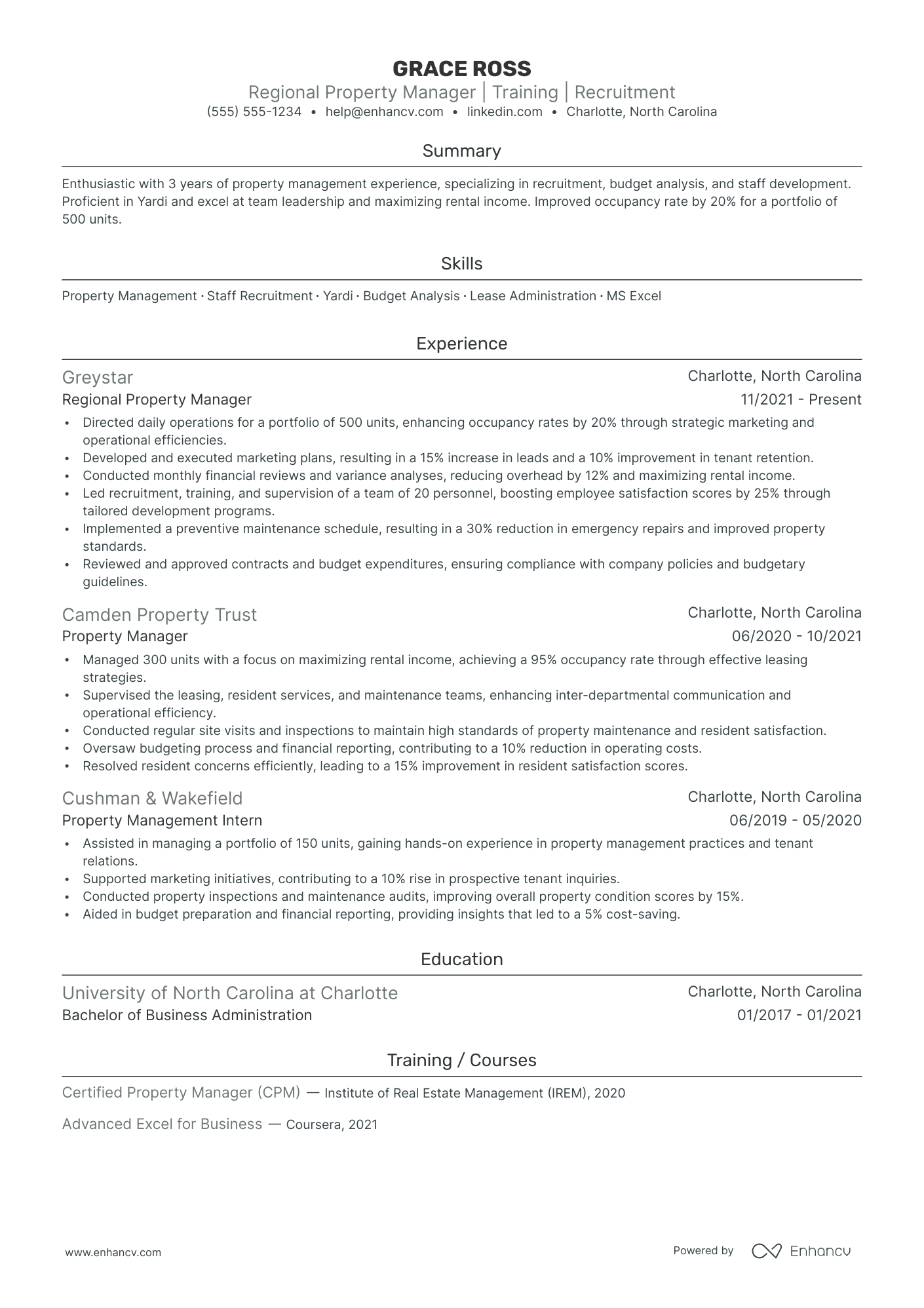 Regional Growth Manager Resume Example Resume Example