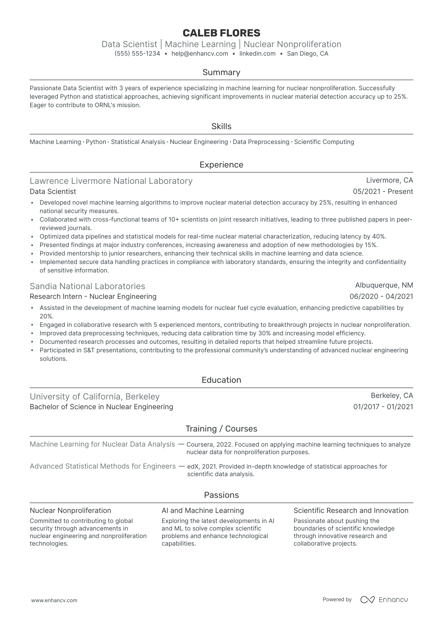 Associate Data Scientist Resume Example Resume Example