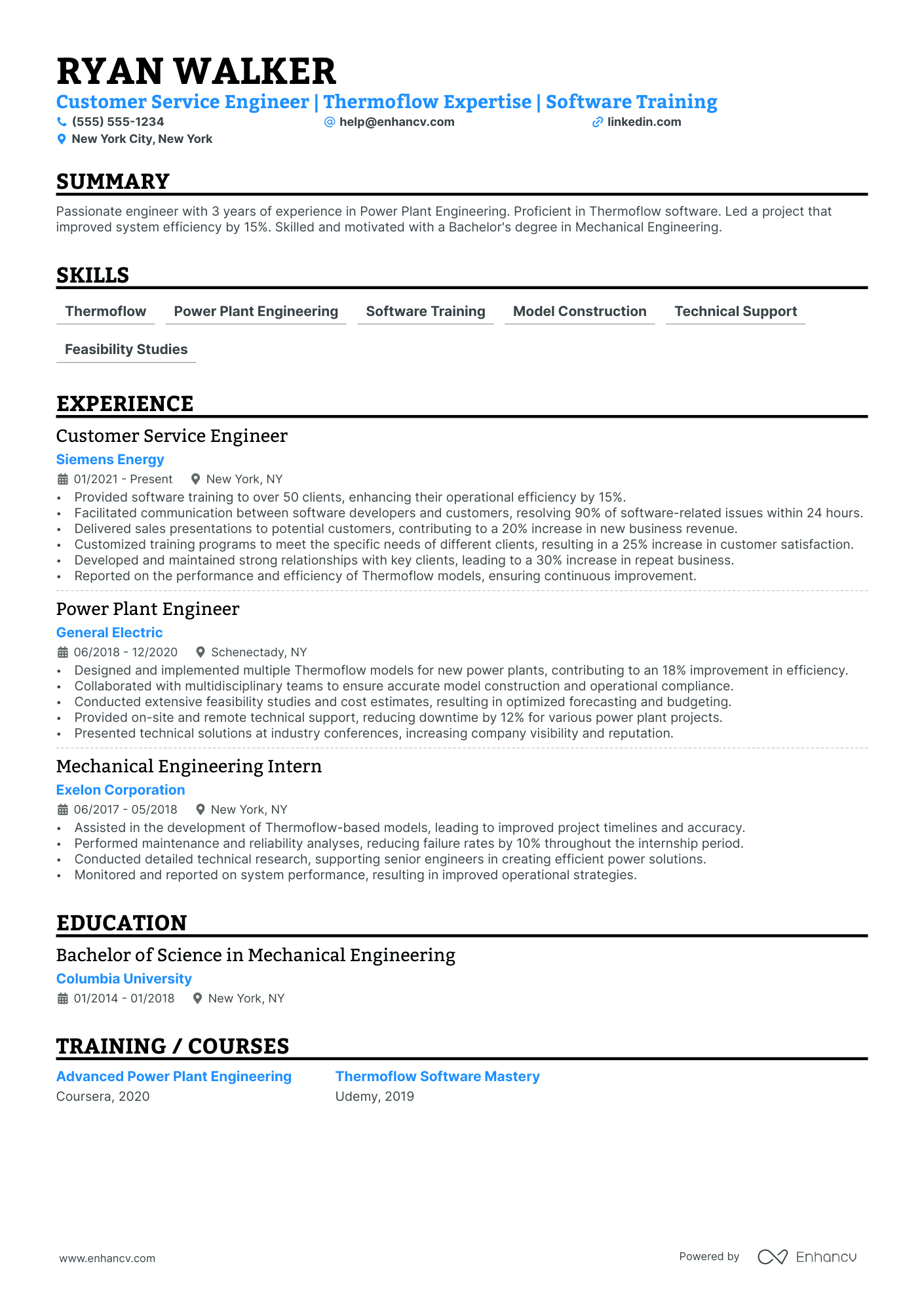 Customer Service Engineer Resume Example Resume Example