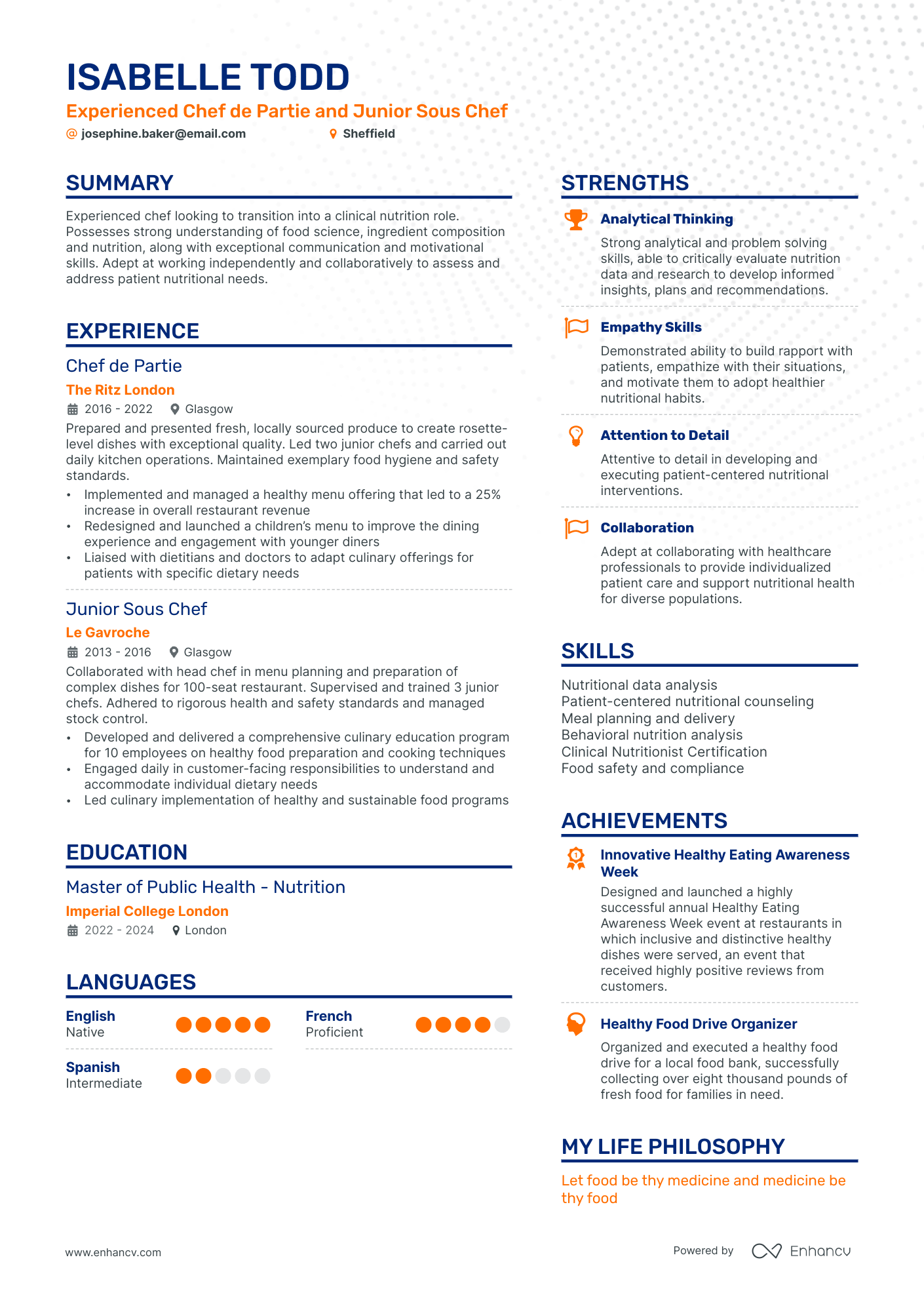 3 Chef CV Examples For 2024 3 Chef CV Examples For 2024