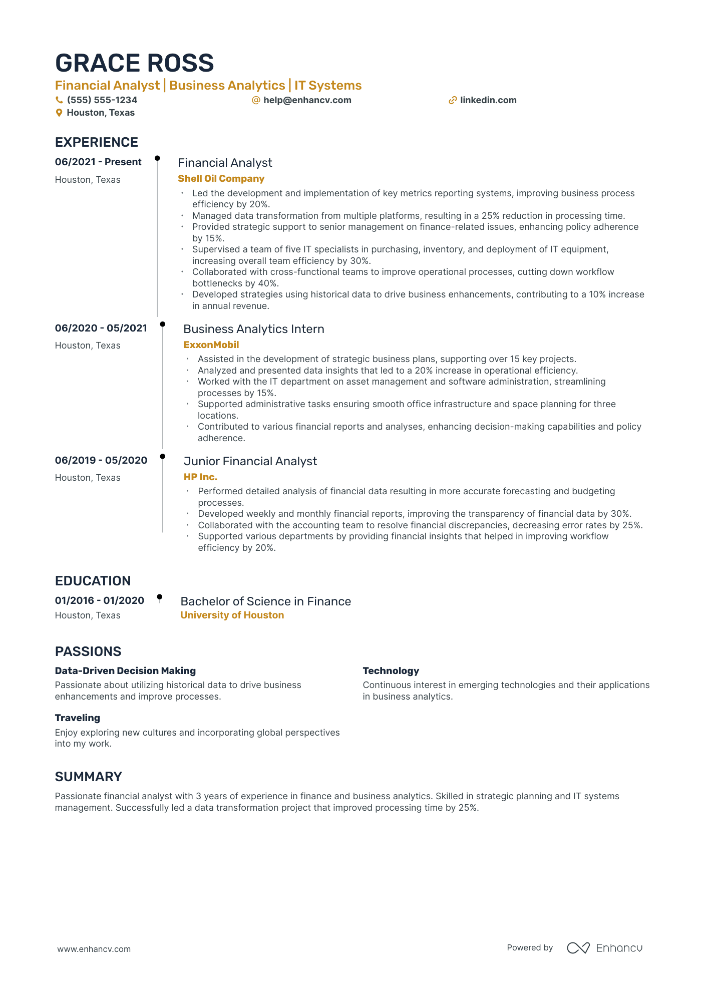 Senior Director of Administration resume example