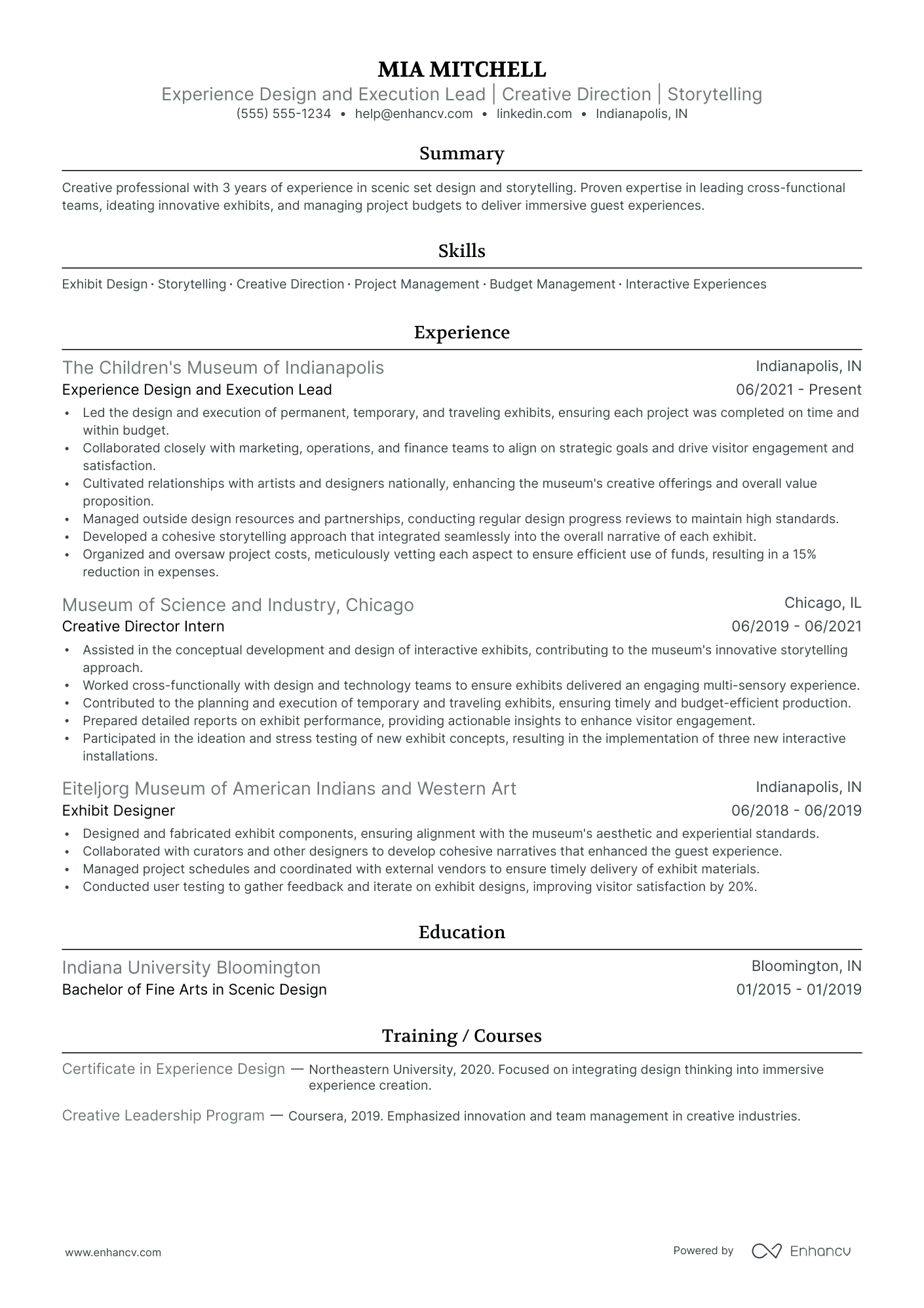 Head of Product Design resume example