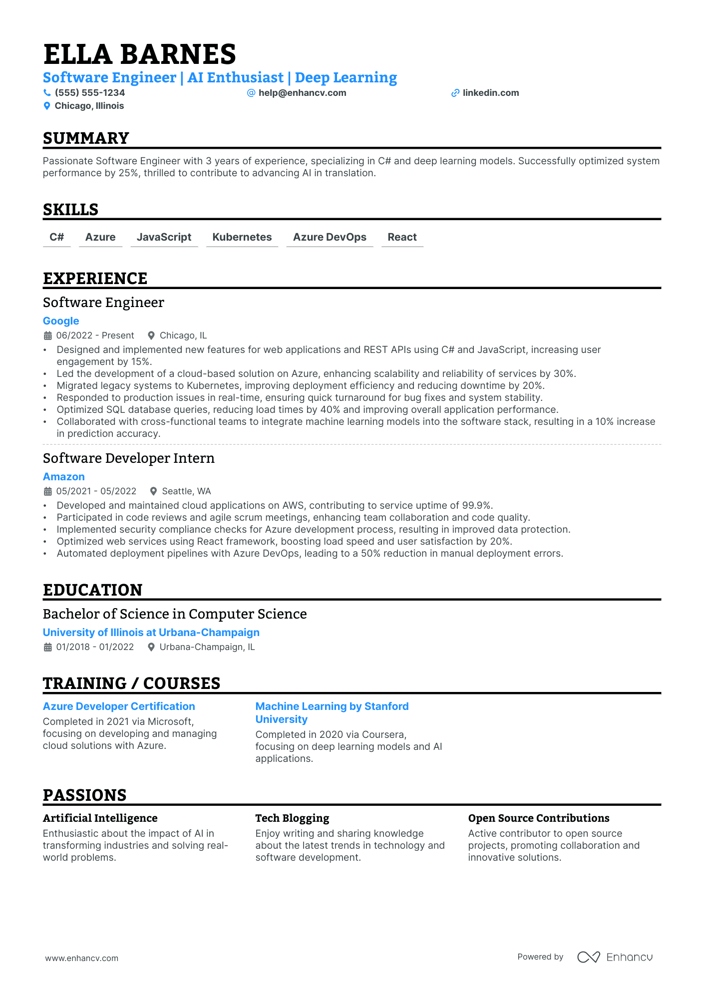 Software Release Engineer resume example