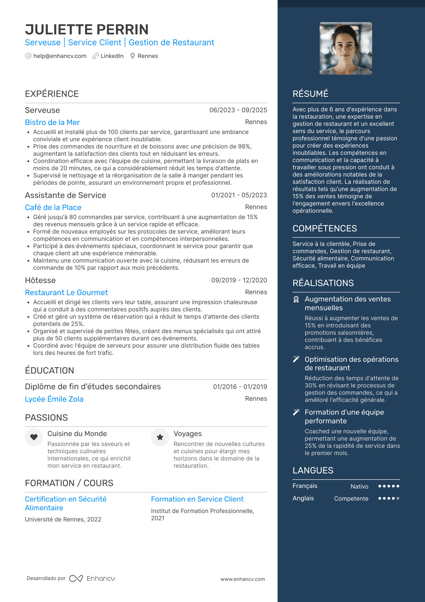 serveur CV