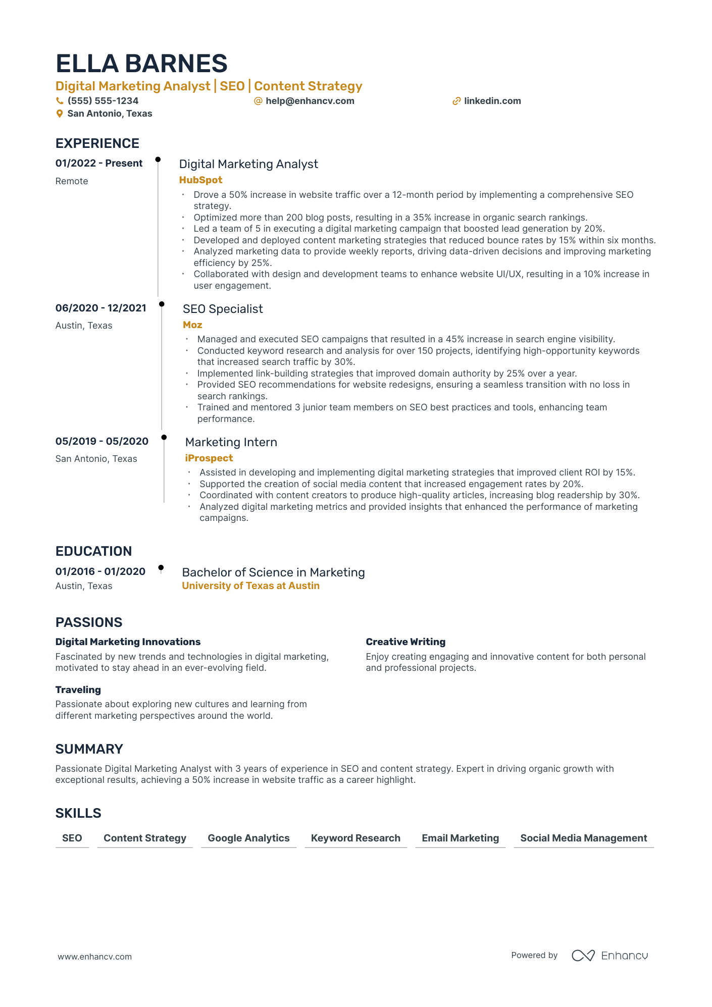 Python Developer resume example