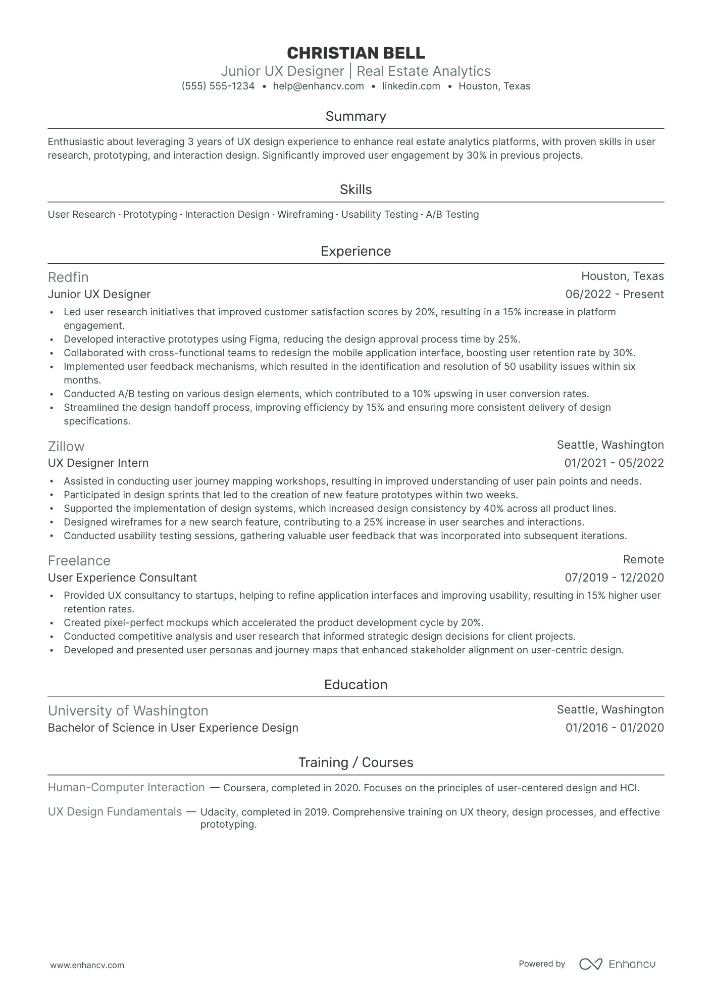 UX Design Architect Resume Example Resume Example