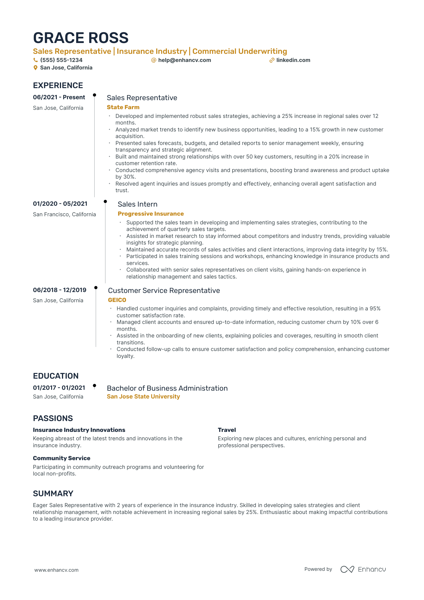 Regional Sales Development Representative Resume Example Resume Example