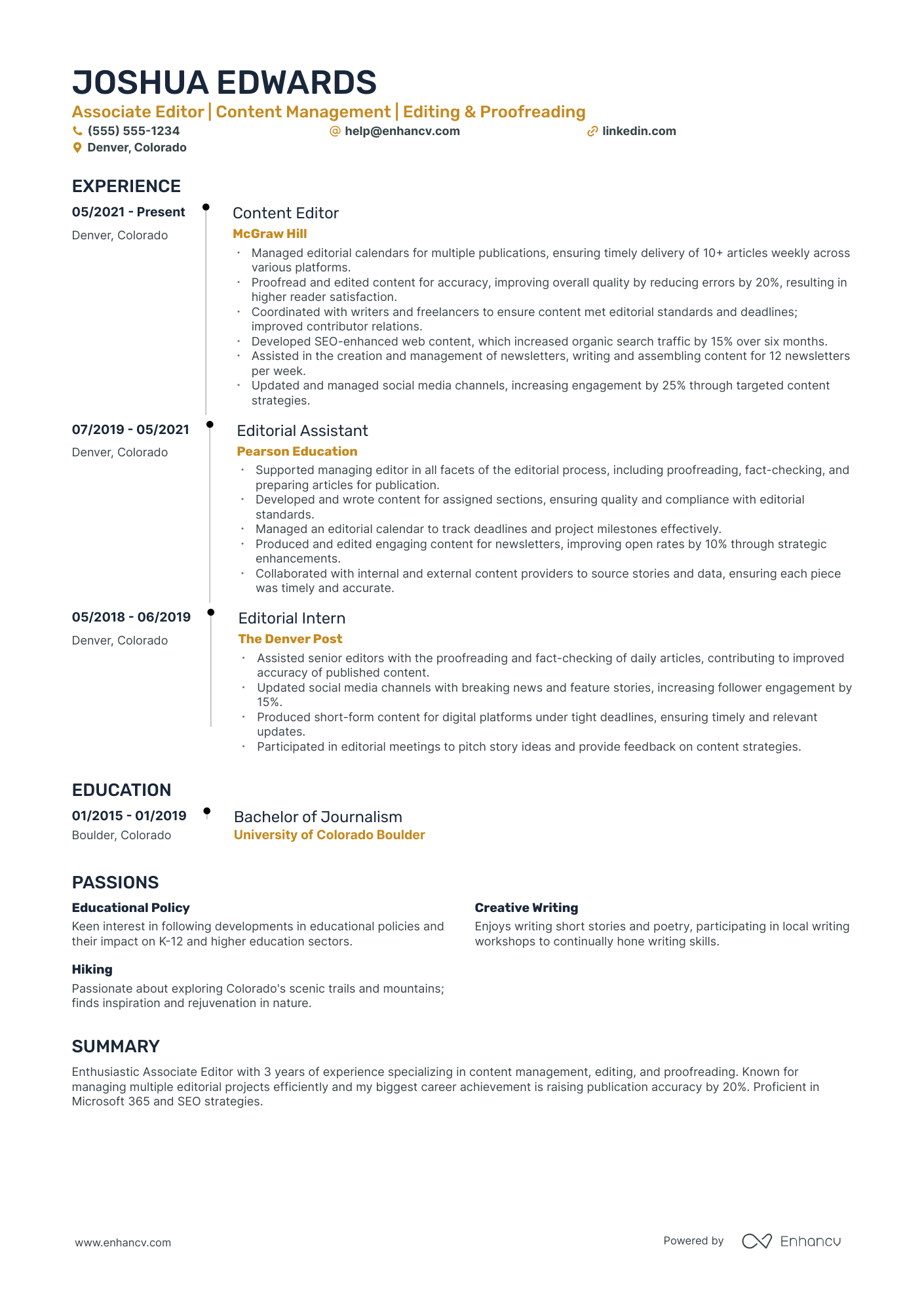 Associate Artist resume example