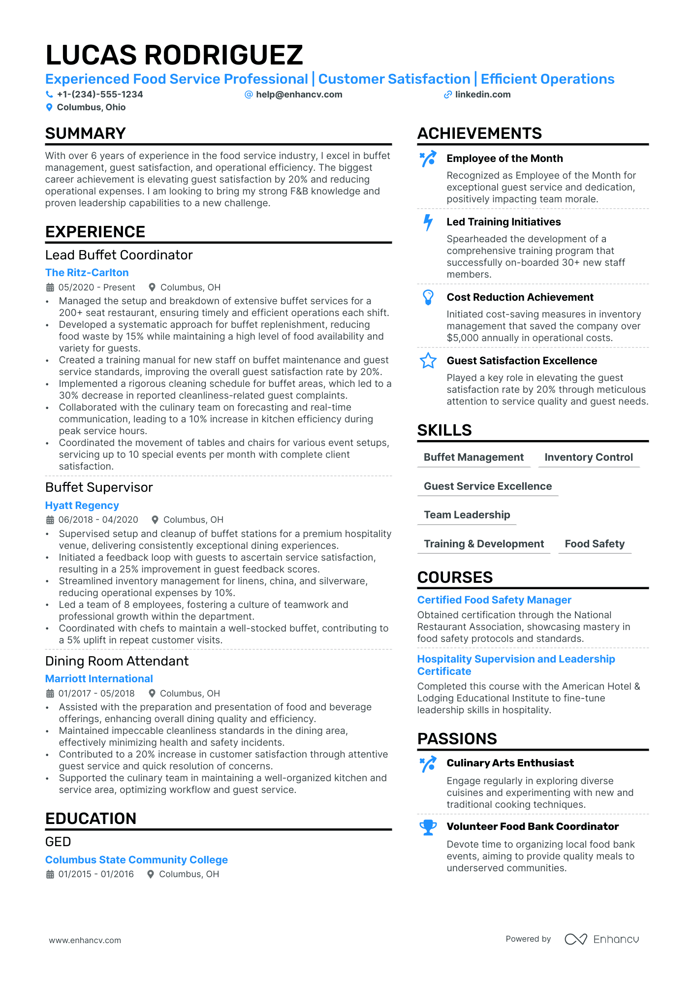 Stocker resume example