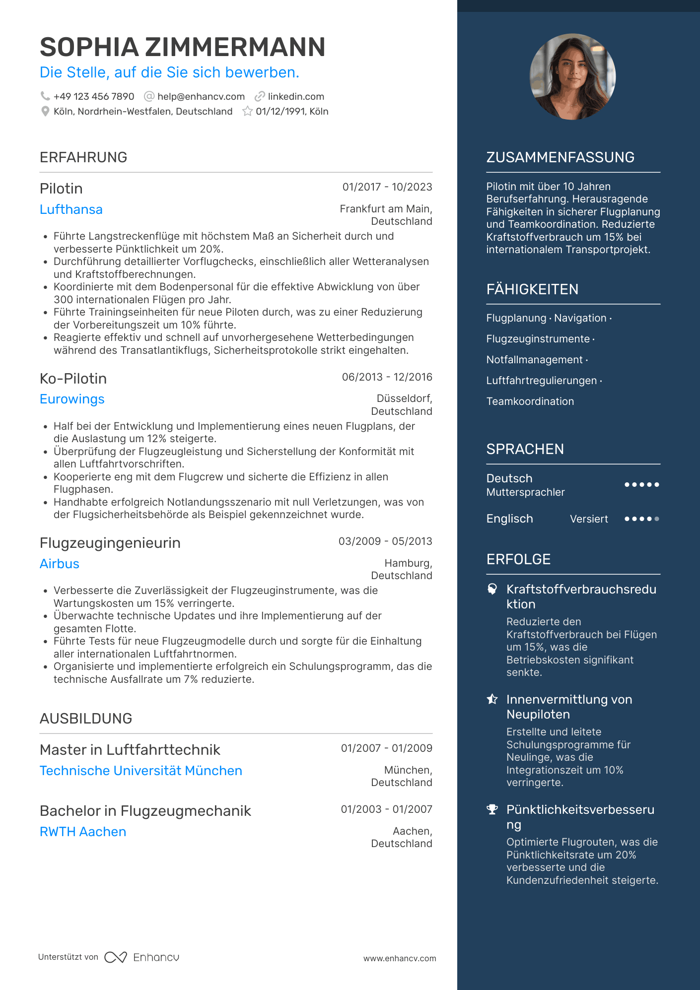 Pilot CV