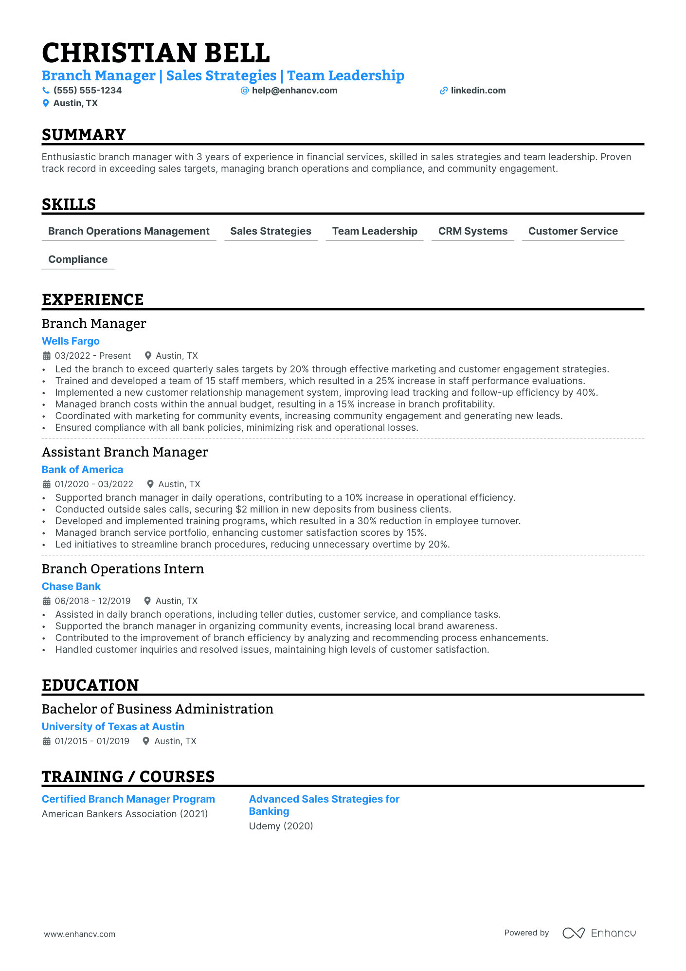 Senior Bank Manager Resume Example Resume Example