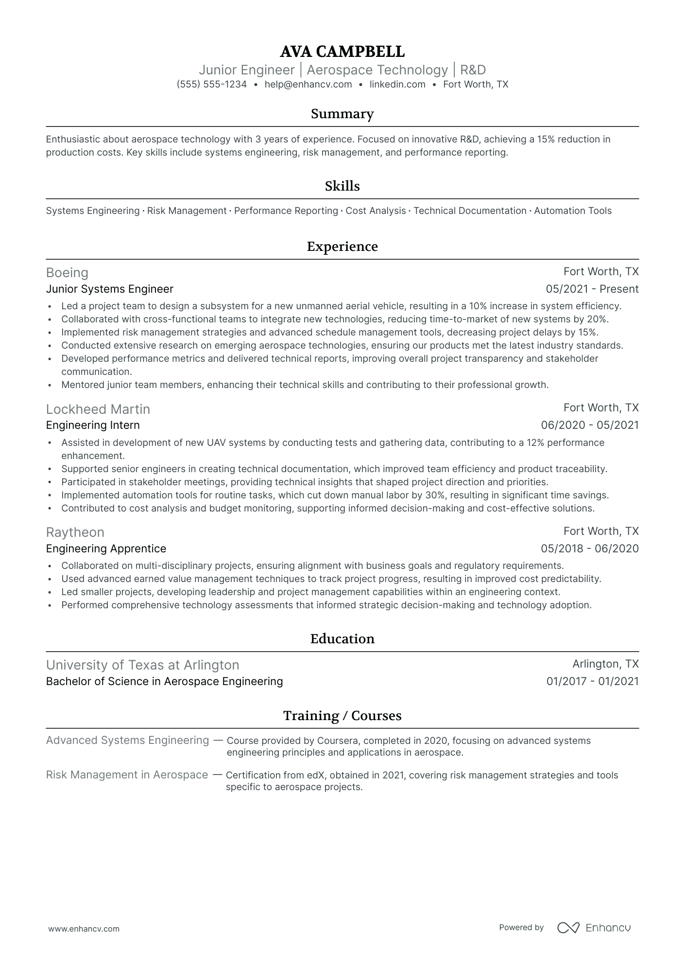 Global Chief Technology Officer resume example