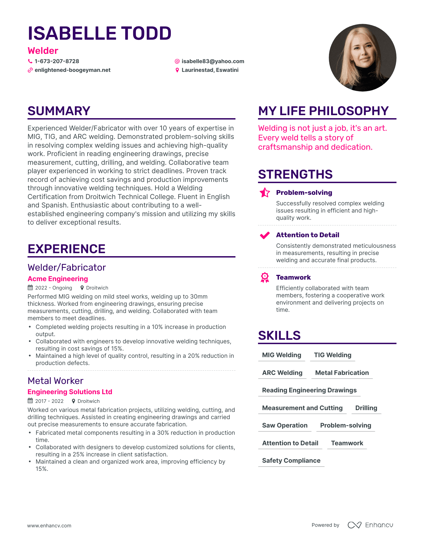 3 Welder Resume Examples & How-To Guide for 2024