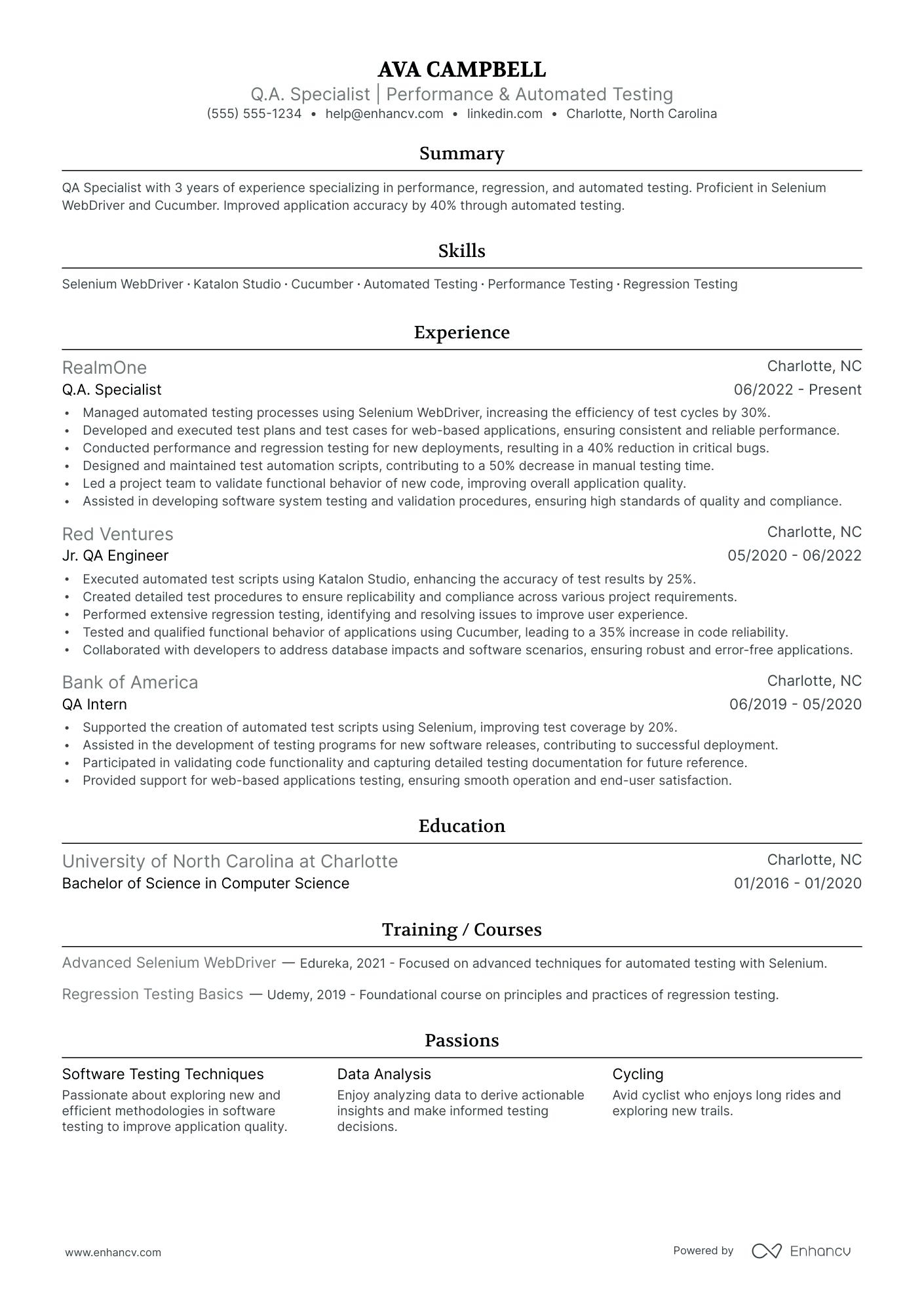 QA Tester Specialist Resume Example Resume Example