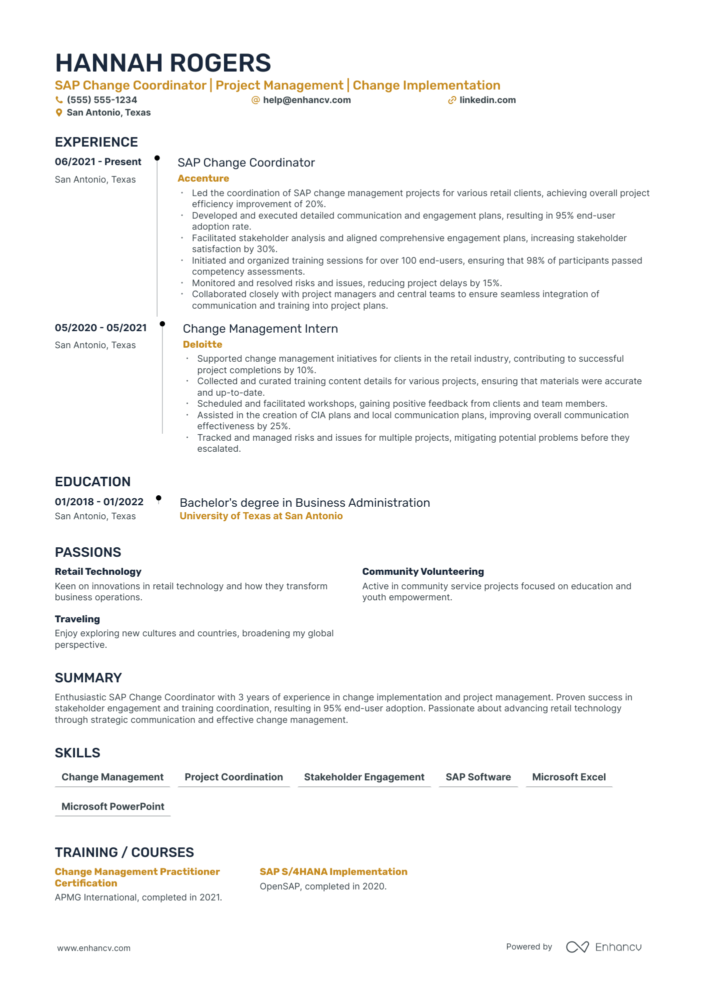 Change Management Coordinator Resume Example Resume Example