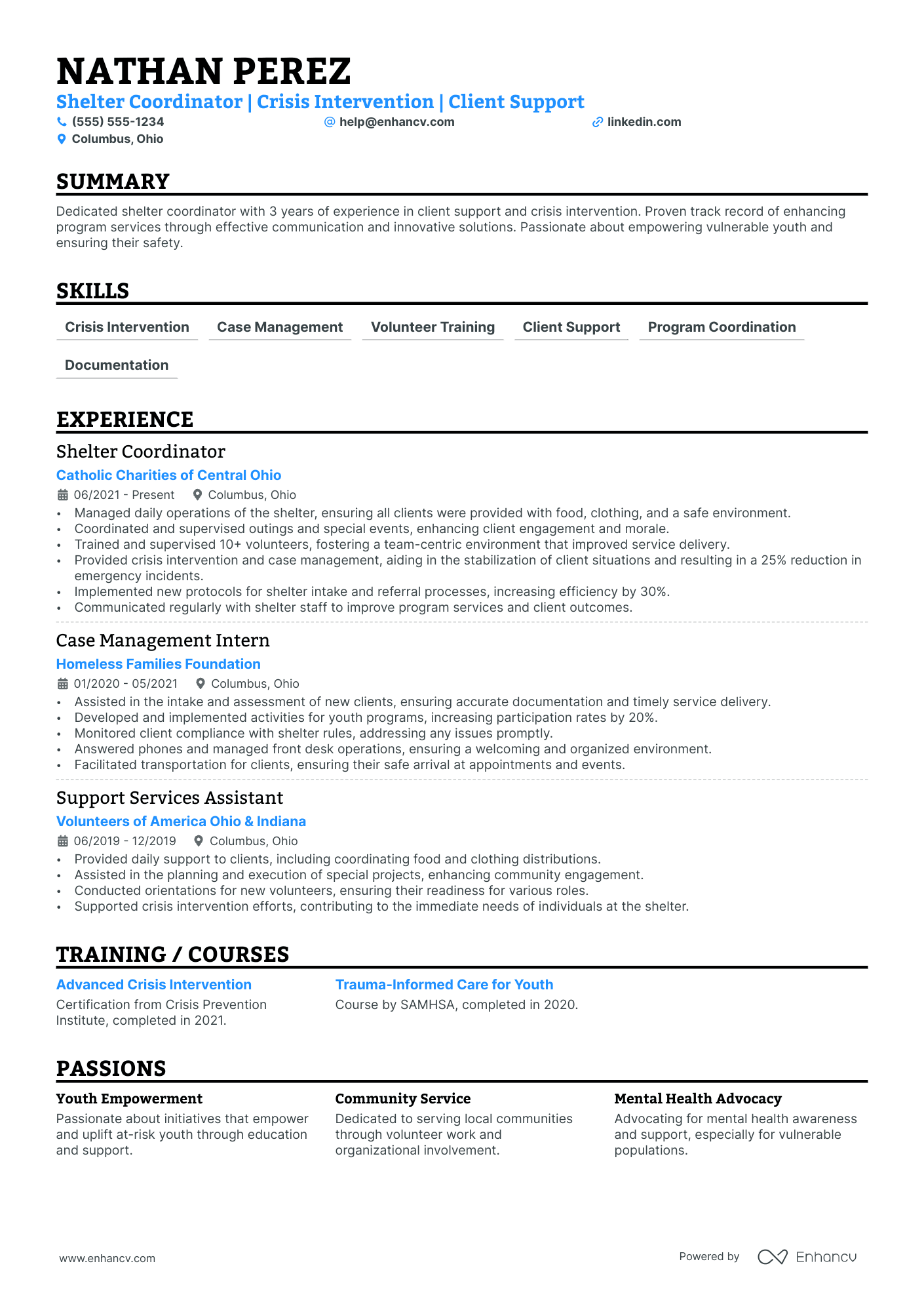 Senior Flight Attendant resume example