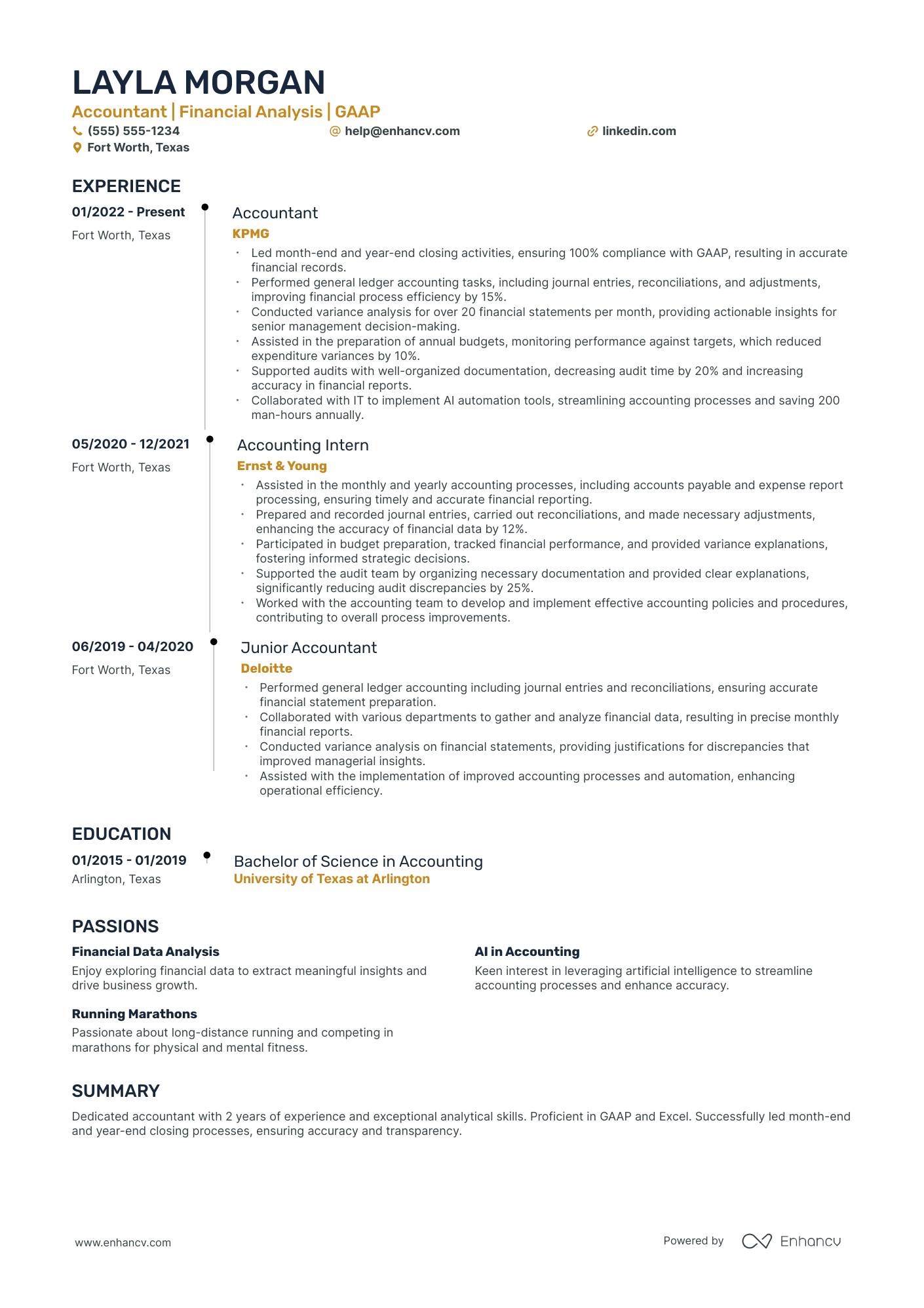 Corporate Accountant Resume Example Resume Example