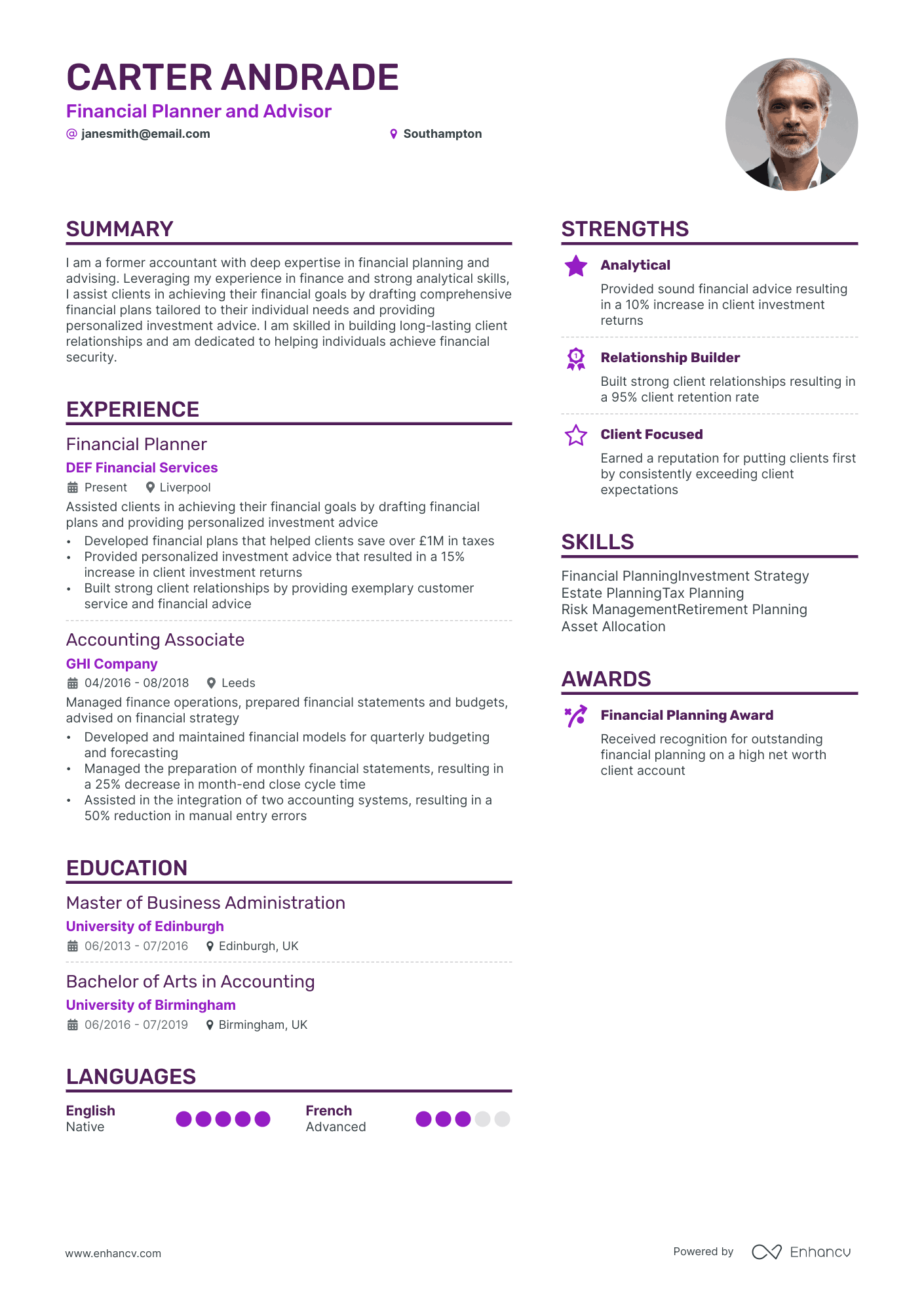 3 Accounting CV Examples for 2024